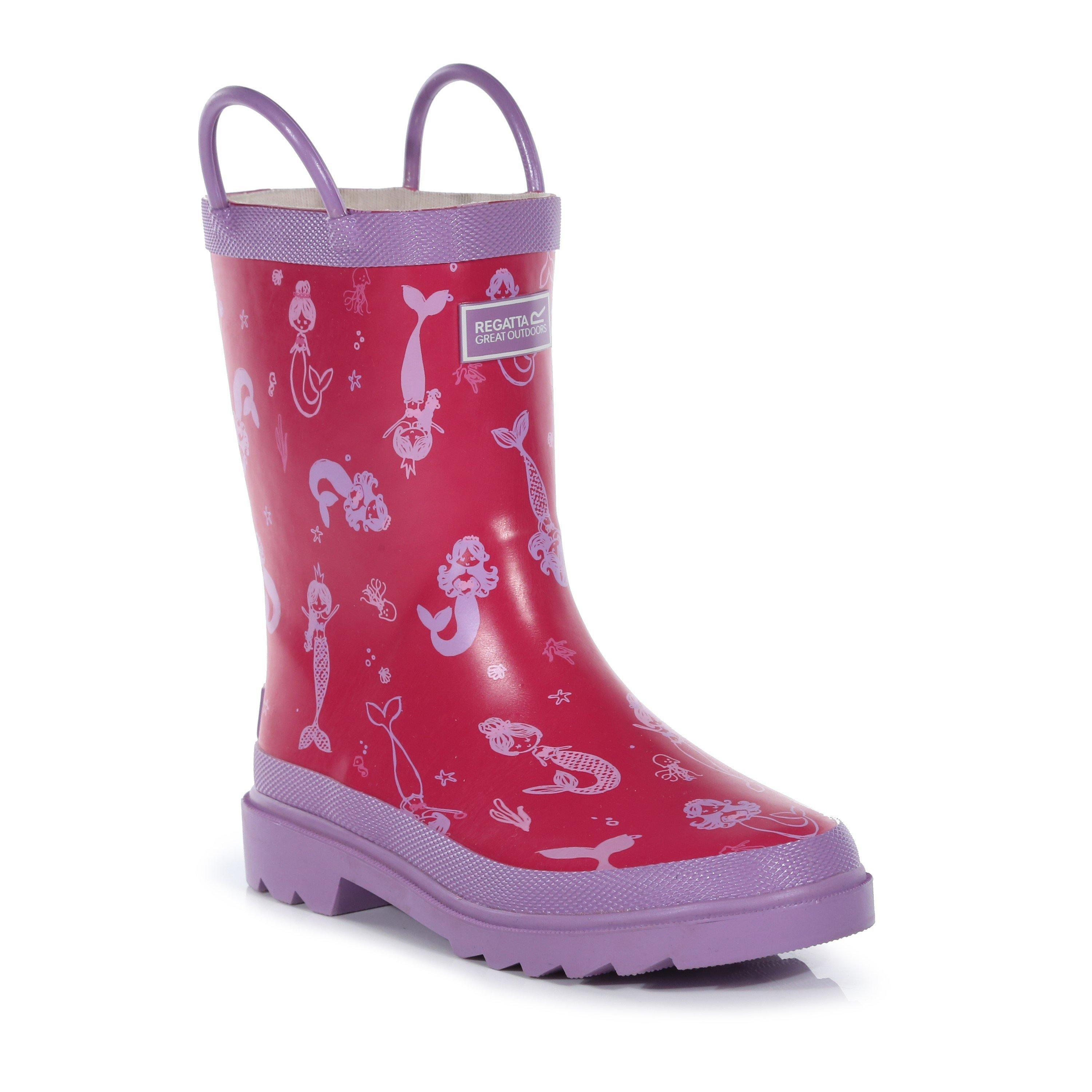 SantoSunMerm - Regatta - Minnow Junior Cotton Lined Wellington Welly Unisex Kids - 1