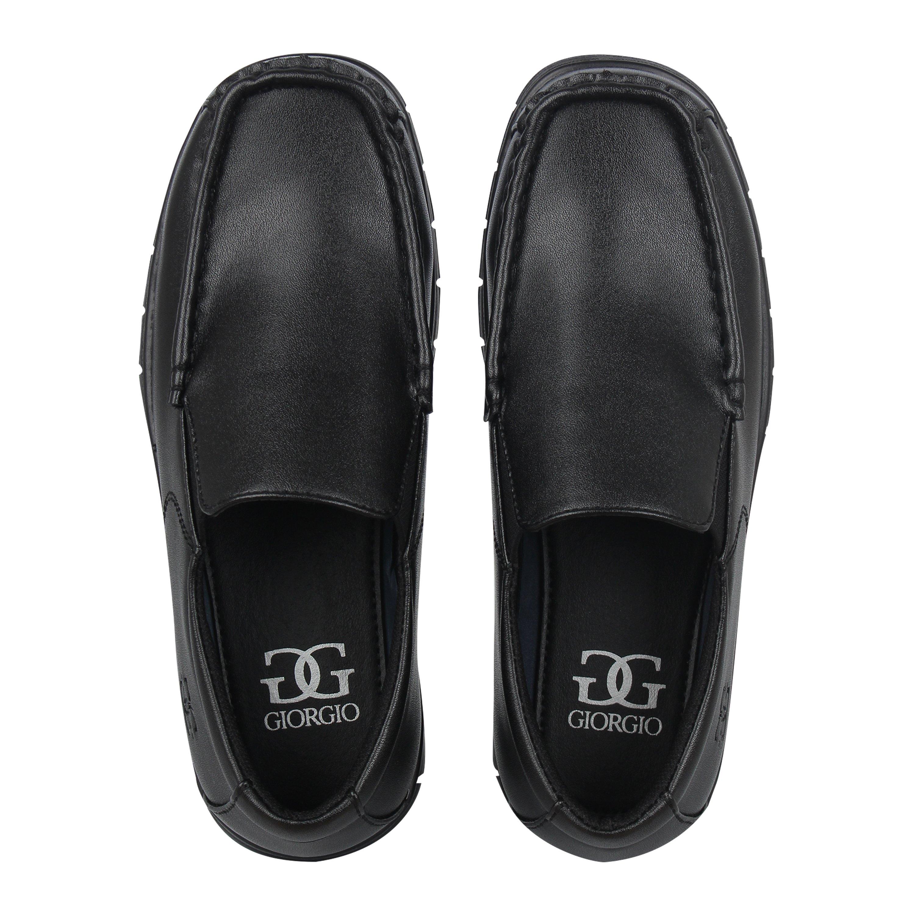 Black - Giorgio - Bexley Slip Shoes Childrens - 5