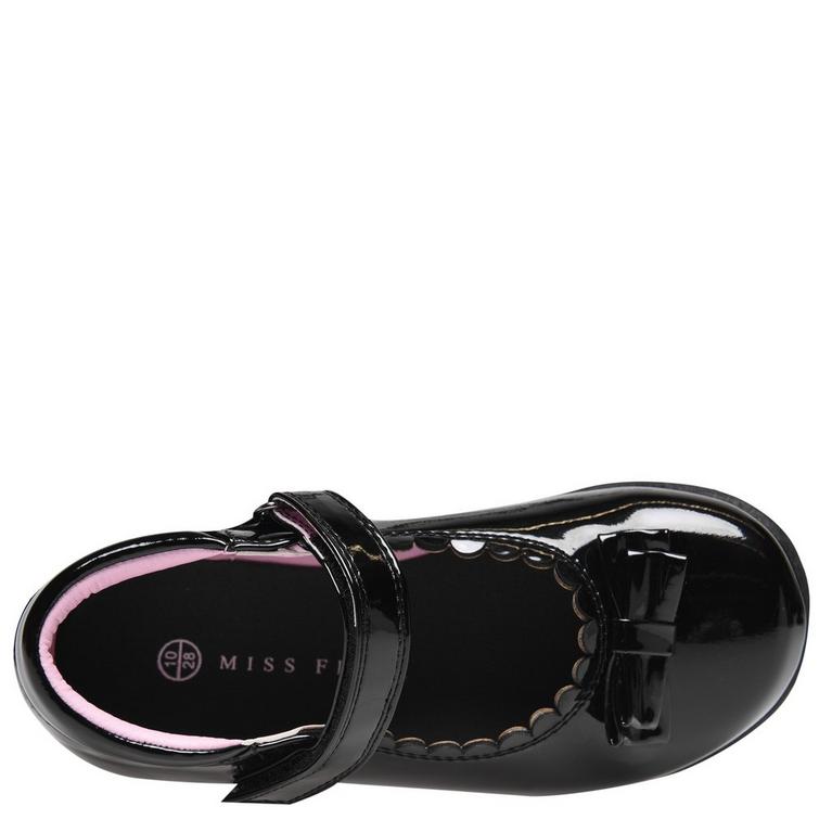 Noir/Verni - Miss Fiori - tie-detail open-toe platform sandals Blue - 3
