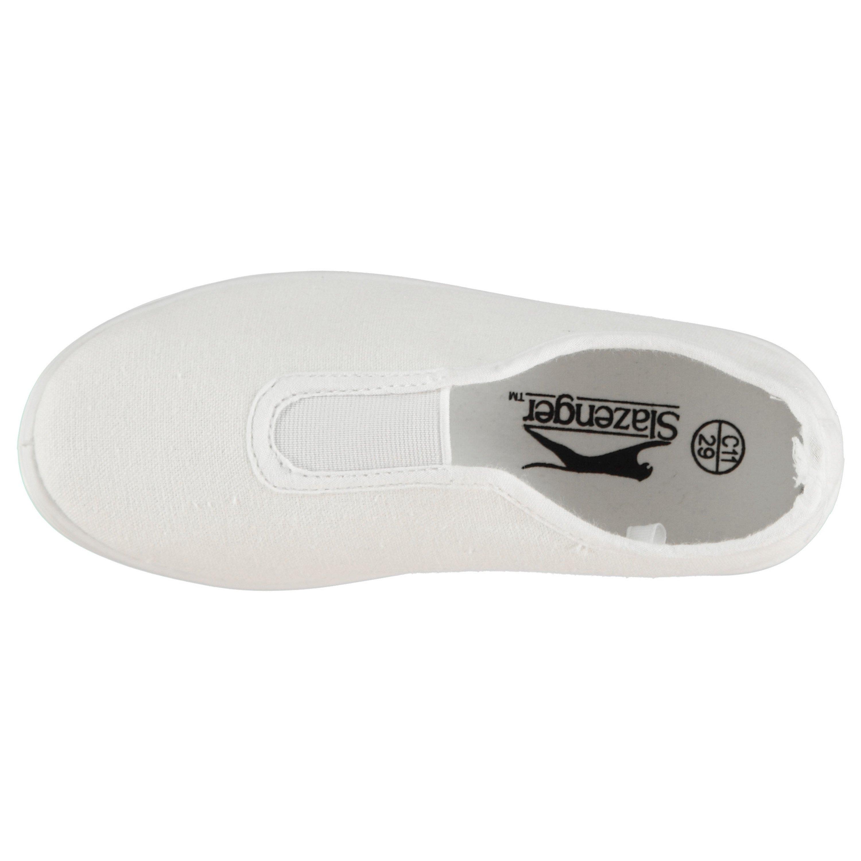 Bianco - Slazenger - Canvas Slip On Childrens - 3