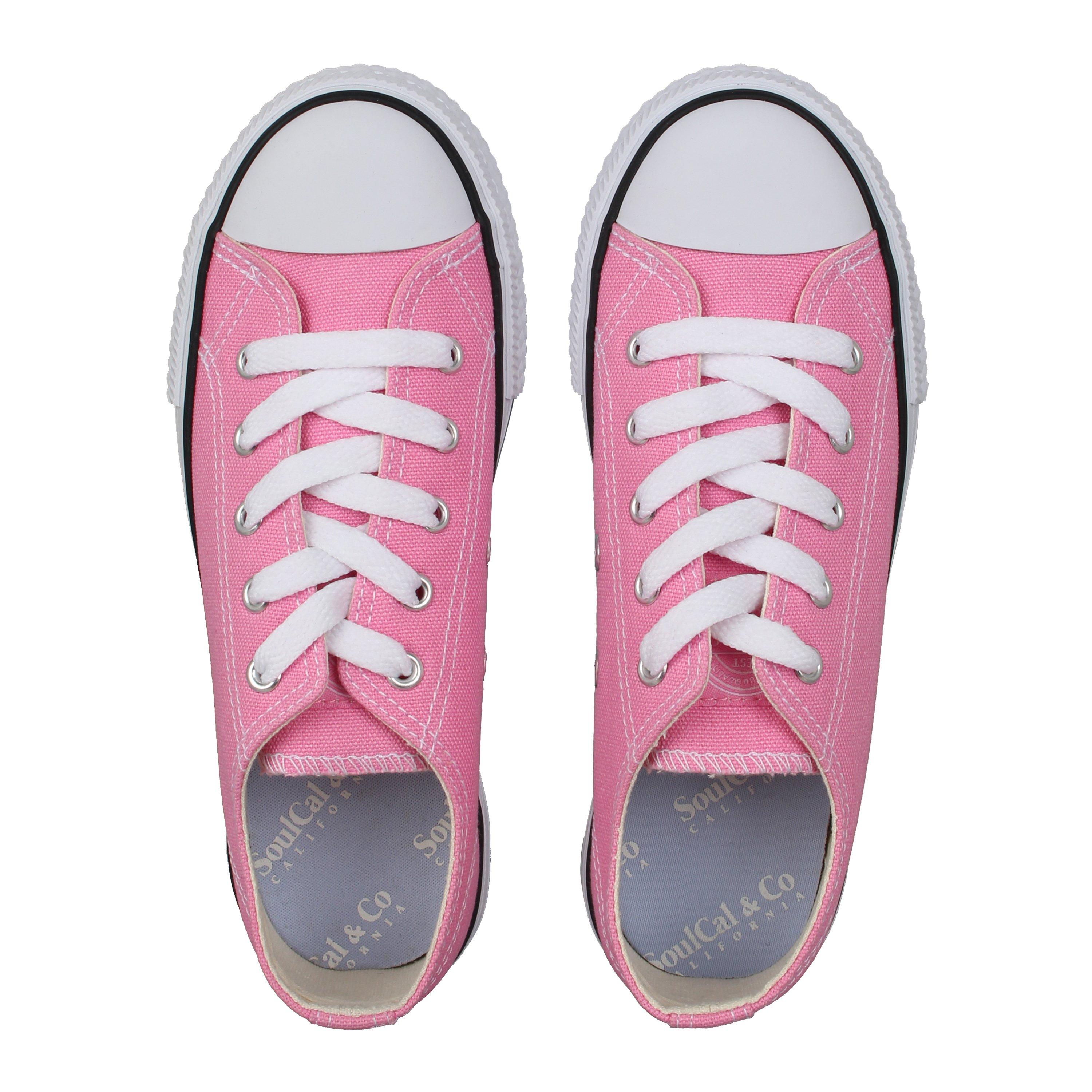 Roze - SoulCal - Canvas Low Canvas Trainers Childrens - 5