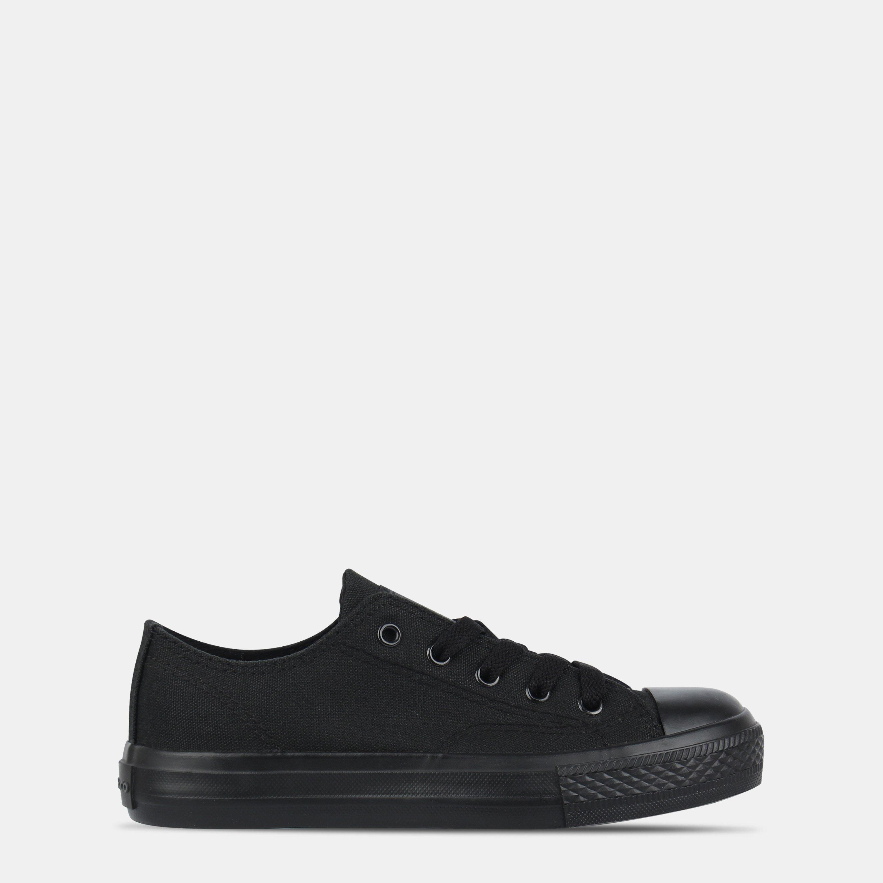 Soulcal Boys Canvas Low Trainers Childrens - Black/Black - C11 (29)