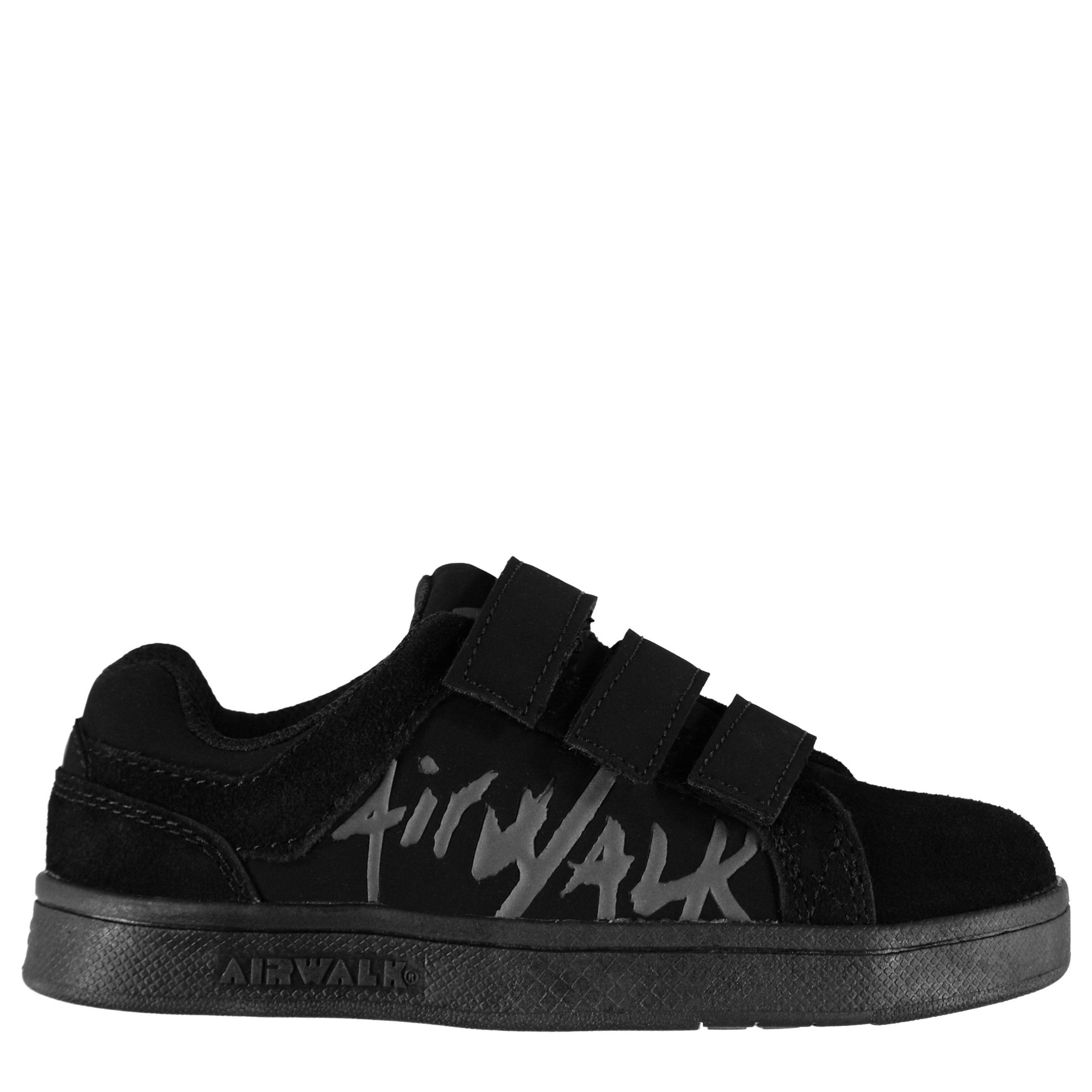 Black - Airwalk - Neptune Child Boys Skate Shoes - 1
