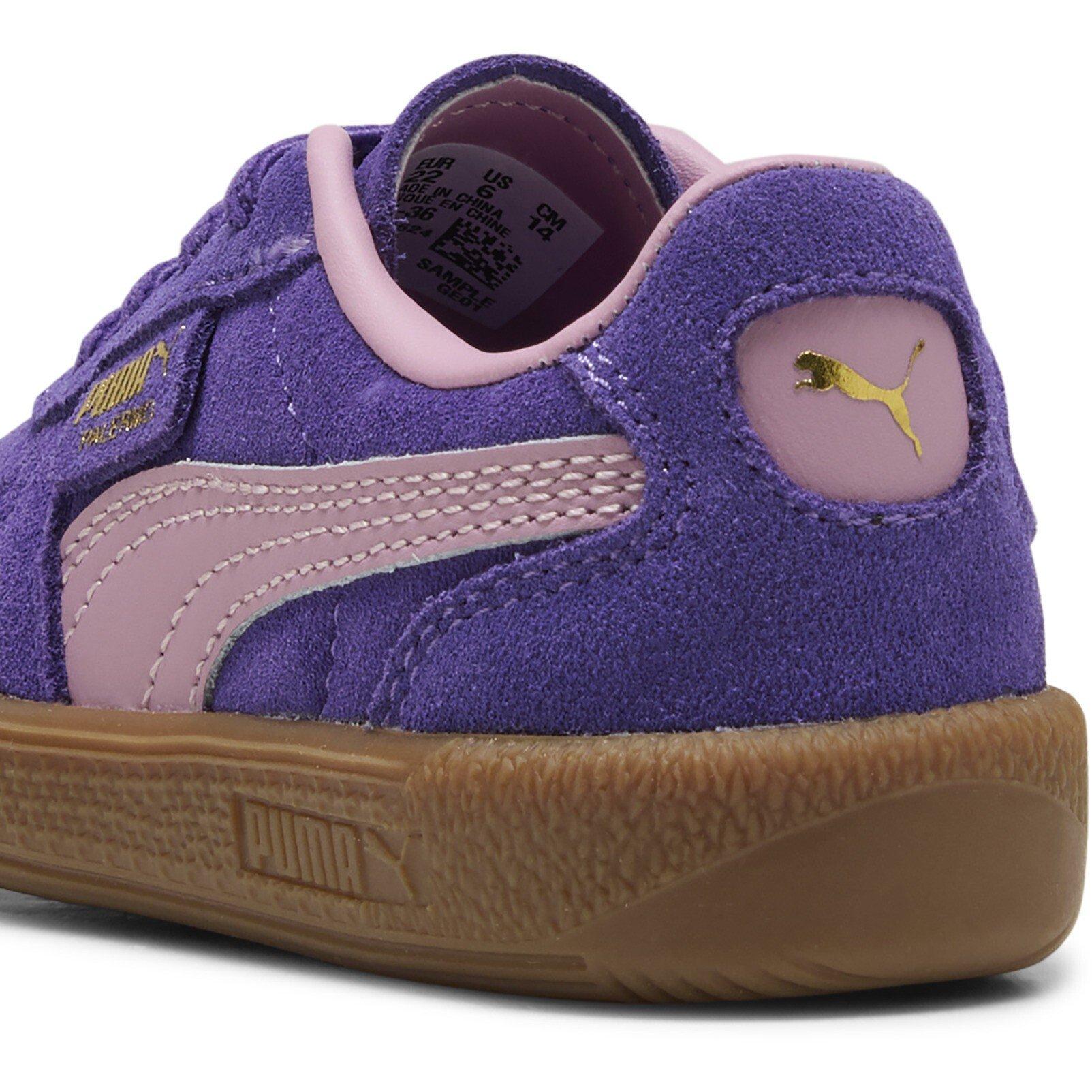 TmVolt-PosdPnk - Puma - Unisex Kids' Palermo Ac Classic Low-Top Trainers - 5
