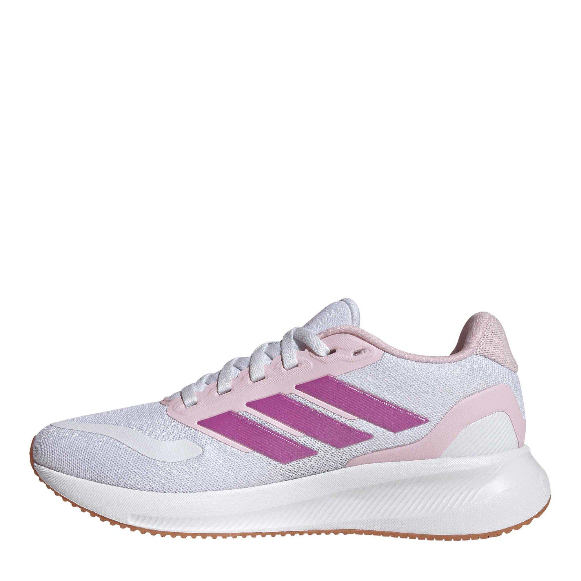 Ftwr White/Clea - adidas - Kids' Runfalcon 5 Road Running Shoes - 2