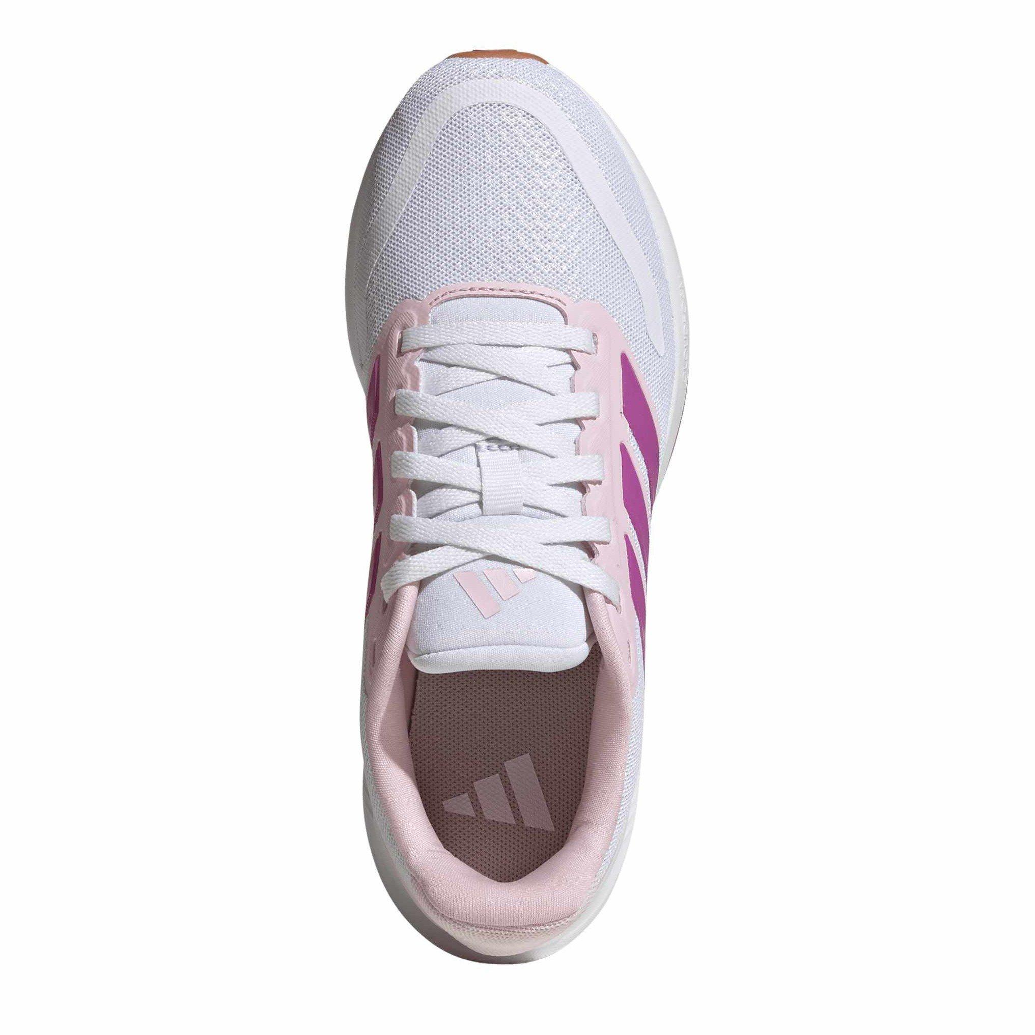 Ftwr White/Clea - adidas - Kids' Runfalcon 5 Road Running Shoes - 5