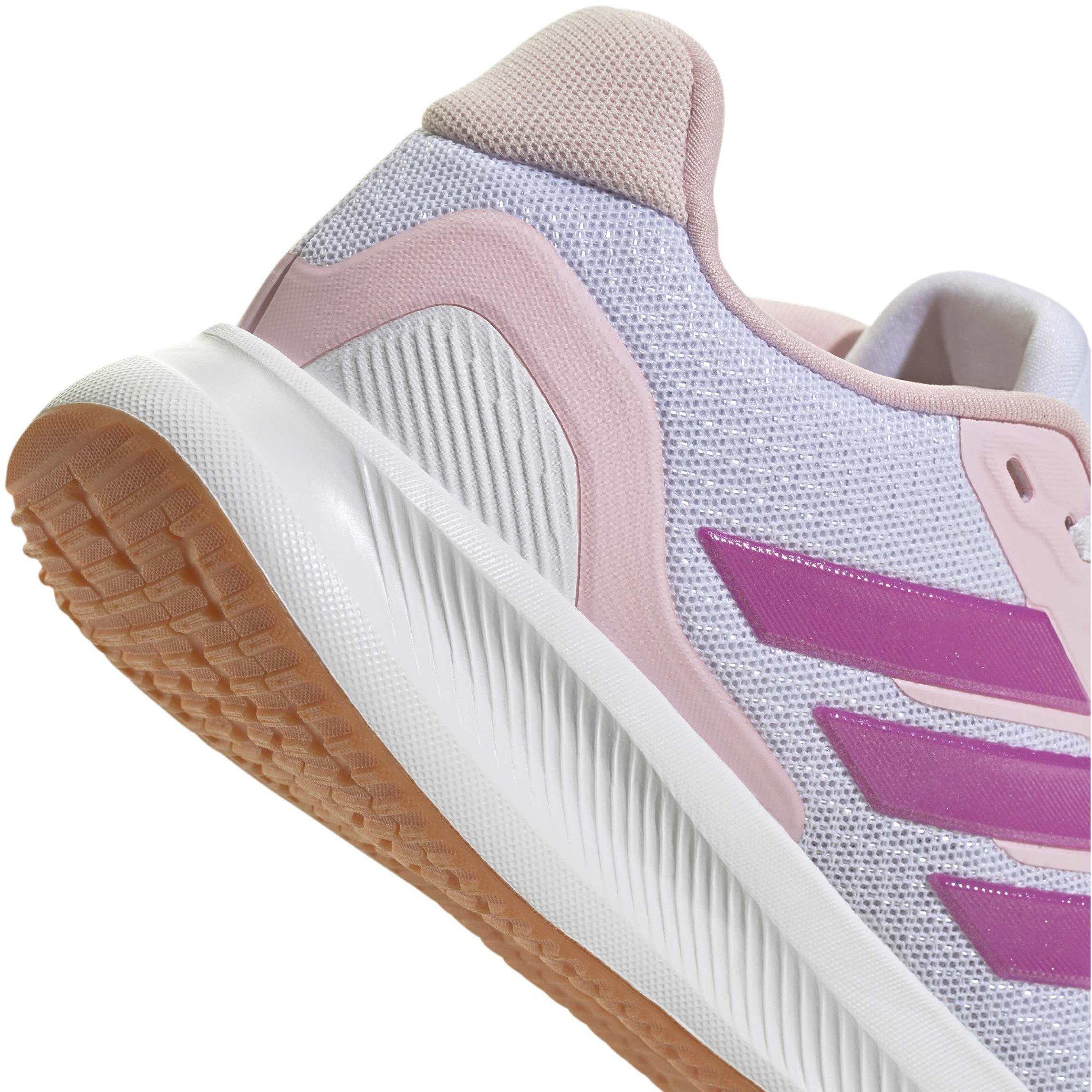 Ftwr White/Clea - adidas - Kids' Runfalcon 5 Road Running Shoes - 8