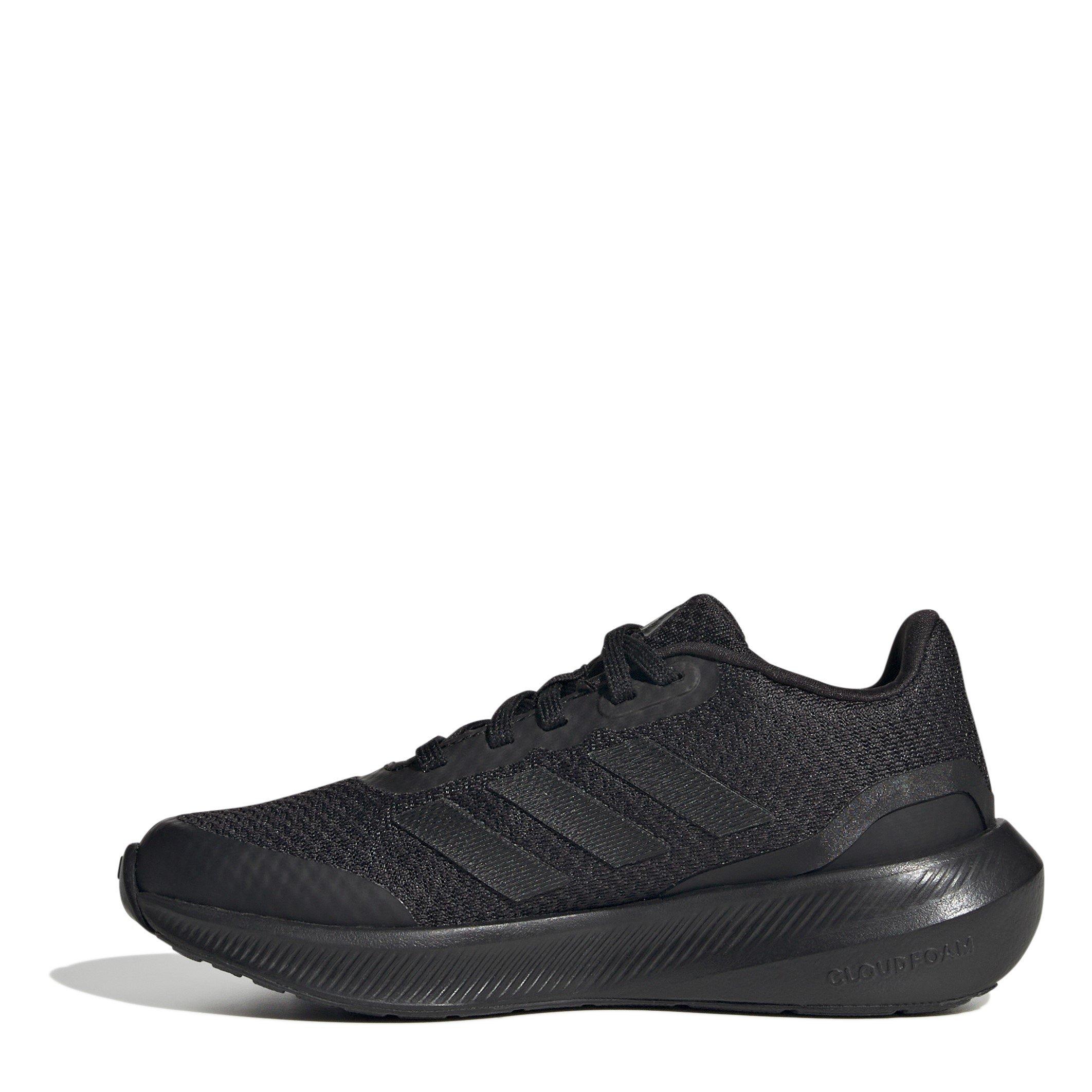 Triple Black - adidas - Run Falcon 3 Junior Boys Running Shoes - 2