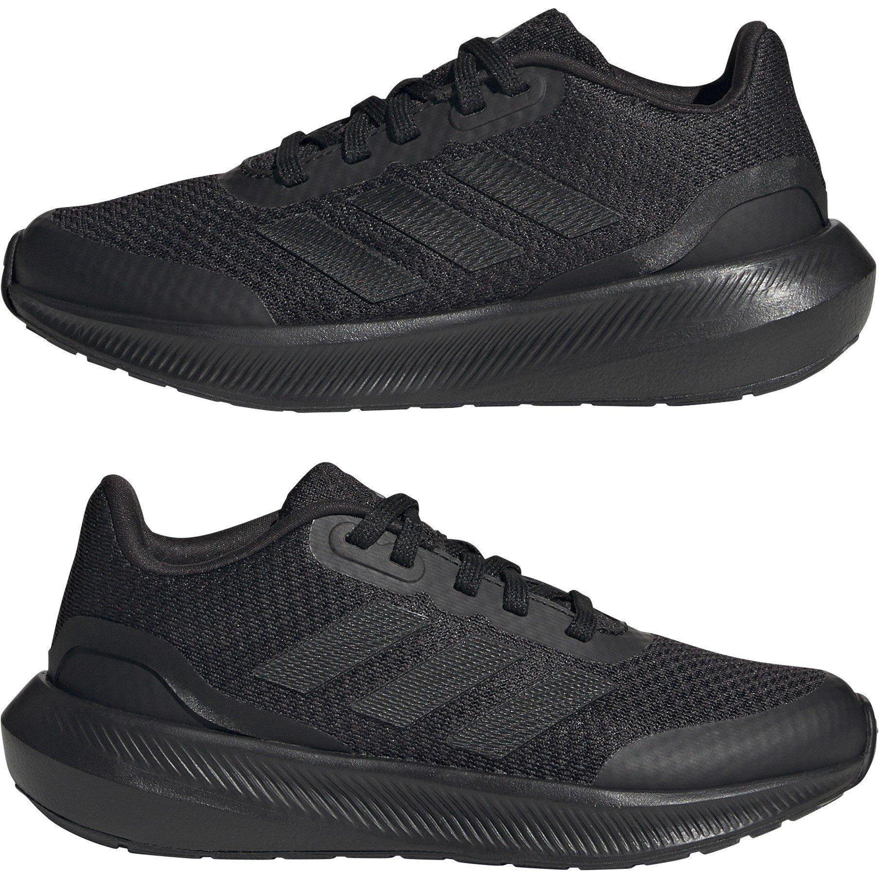 Triple Black - adidas - Run Falcon 3 Junior Boys Running Shoes - 9