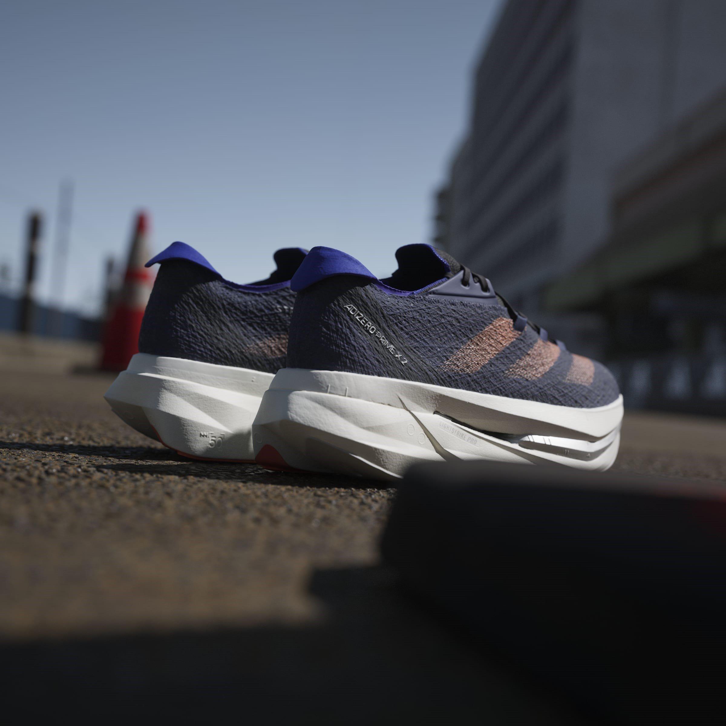 Dark Blue/Impac - adidas - Kids' Adizr Prime Entry Road Running Shoes - 13