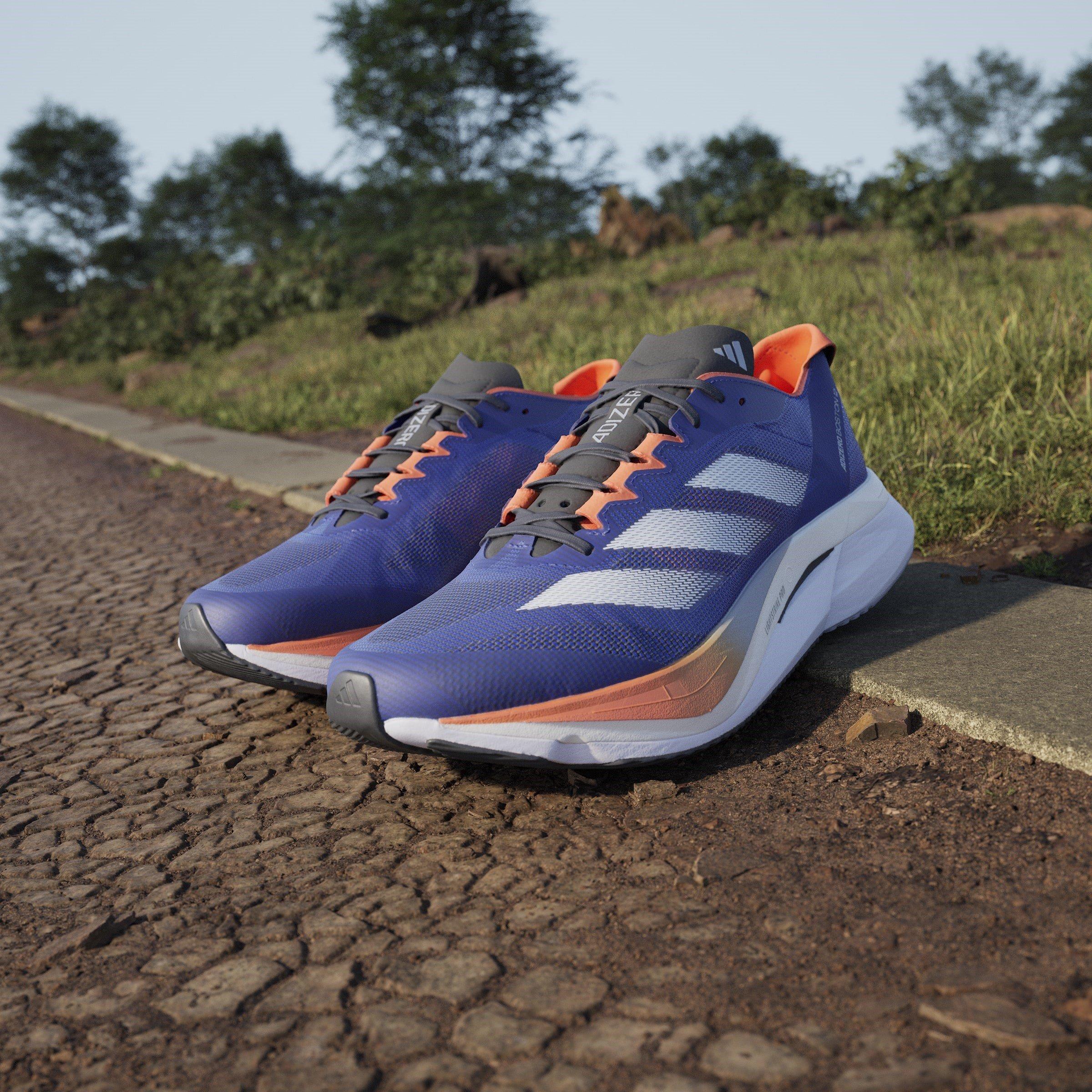 Lucid Blue/Ftwr - adidas - Entry Road Running Shoes - 12