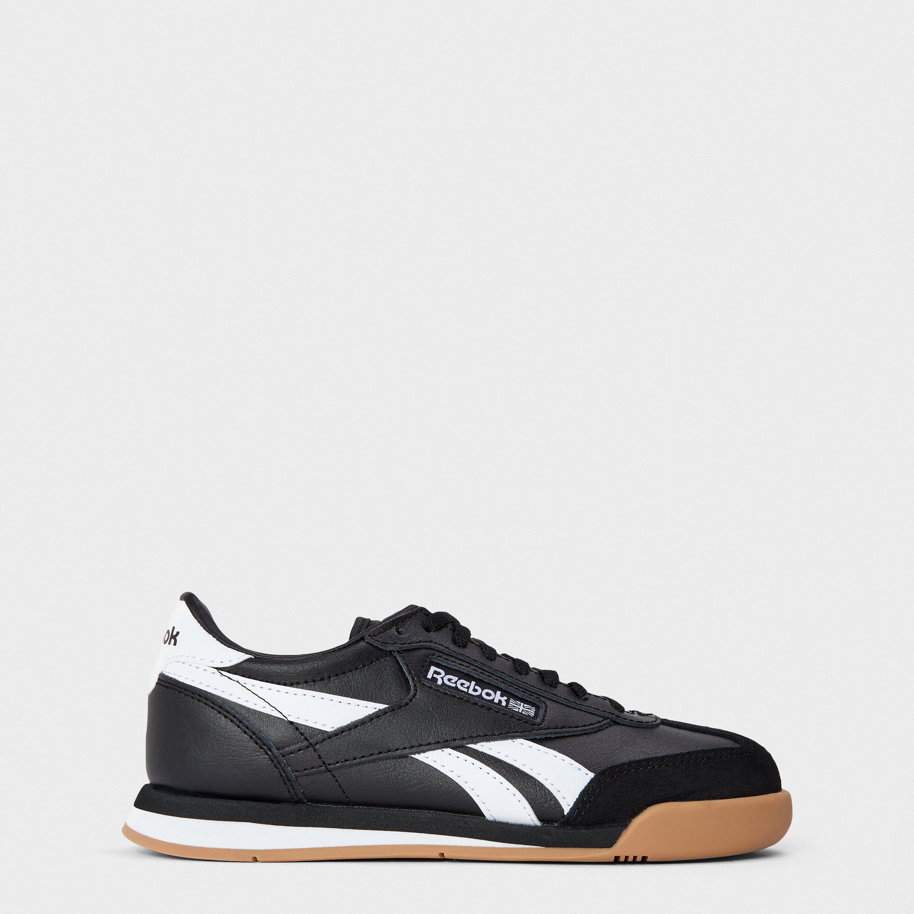Reebok  Kids ' Campio Classic Low-Top Trainers - Black/White/Gum - 4 (36)