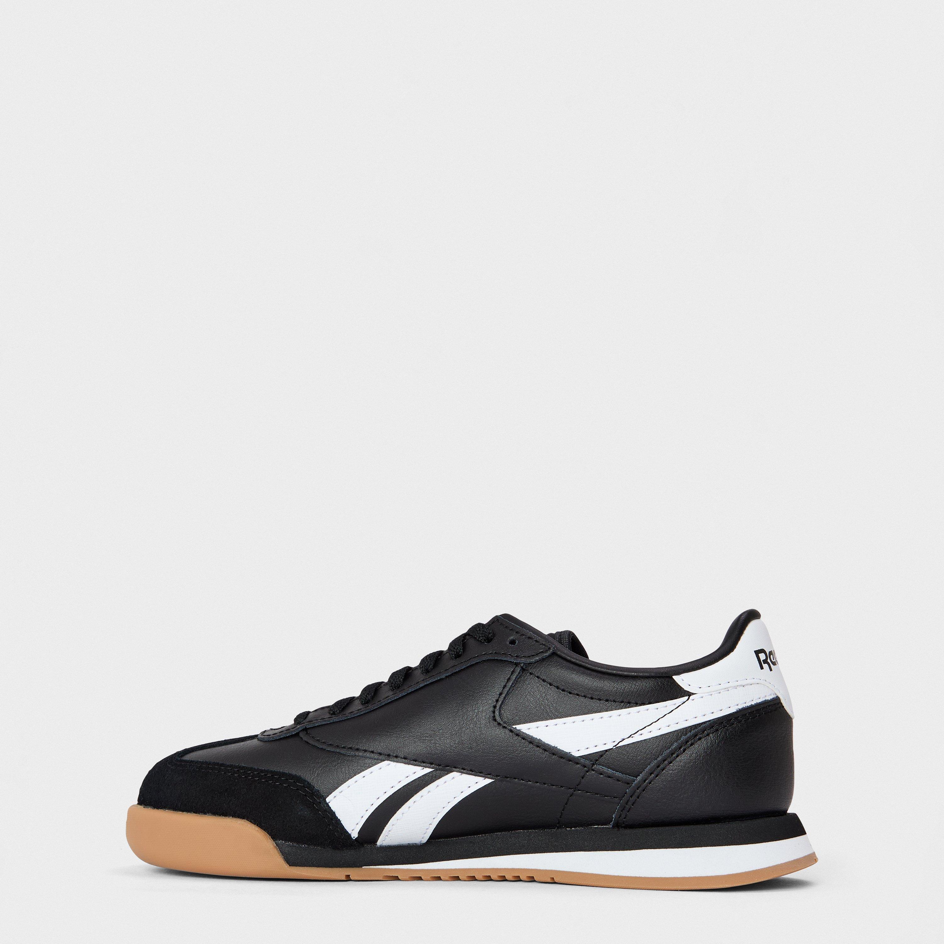 Black/White/Gum - Reebok - Kids' Campio Classic Low-Top Trainers - 2