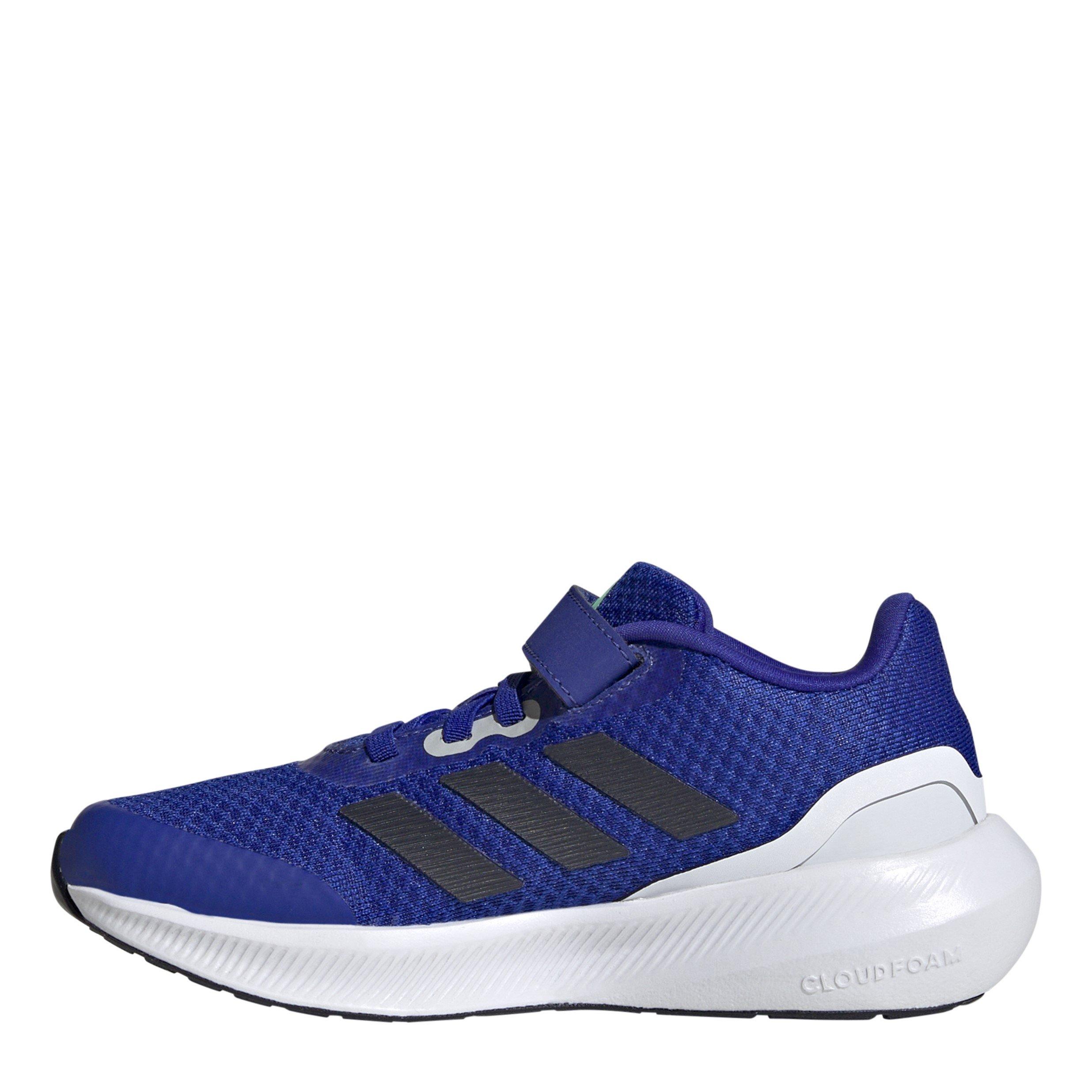 Lucid Blue/Lege - adidas - Kids Runfalcon 3.0 El K Road Running Shoes - 2