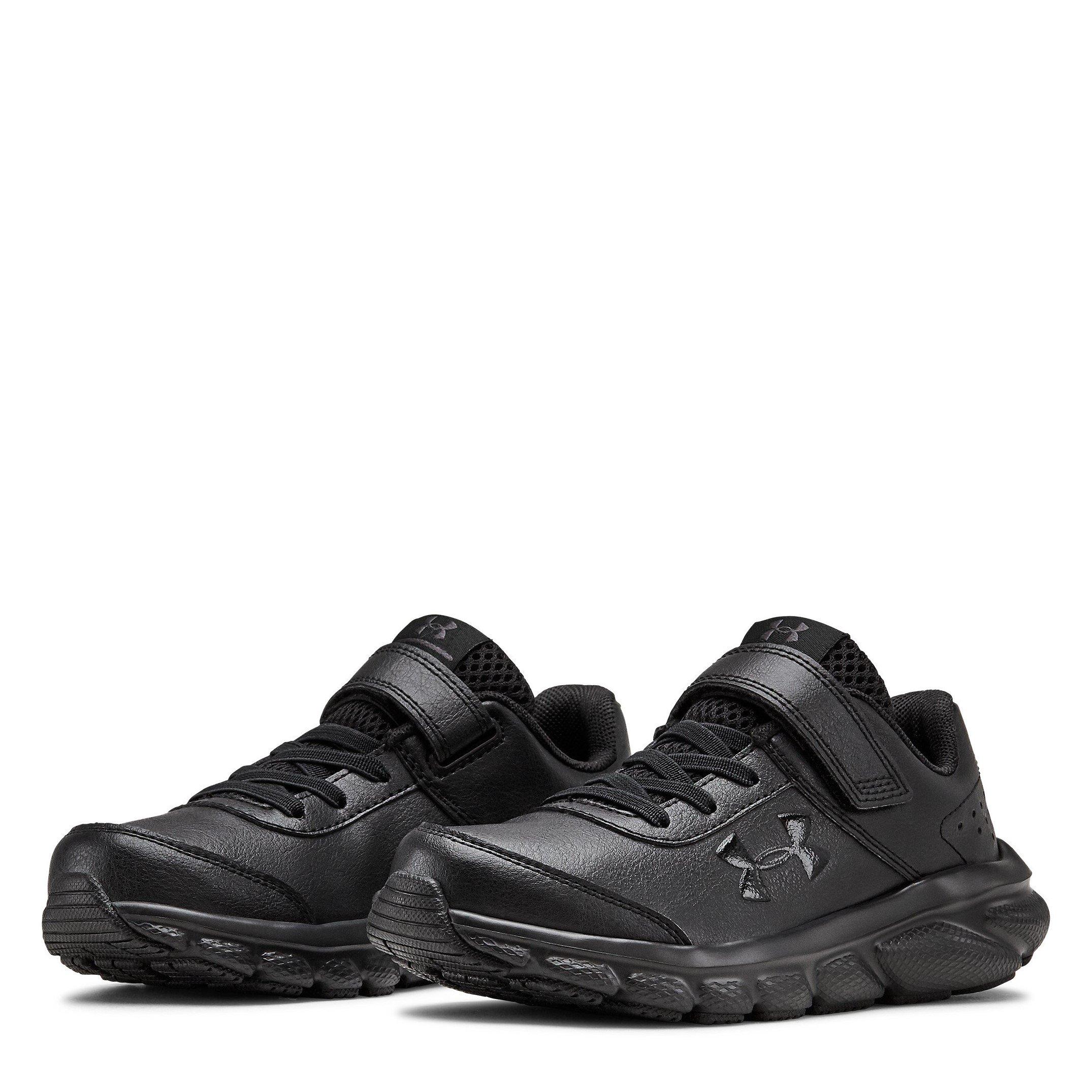 Crna - Under Armour - Kids' Entry Road Running Shoes - 5