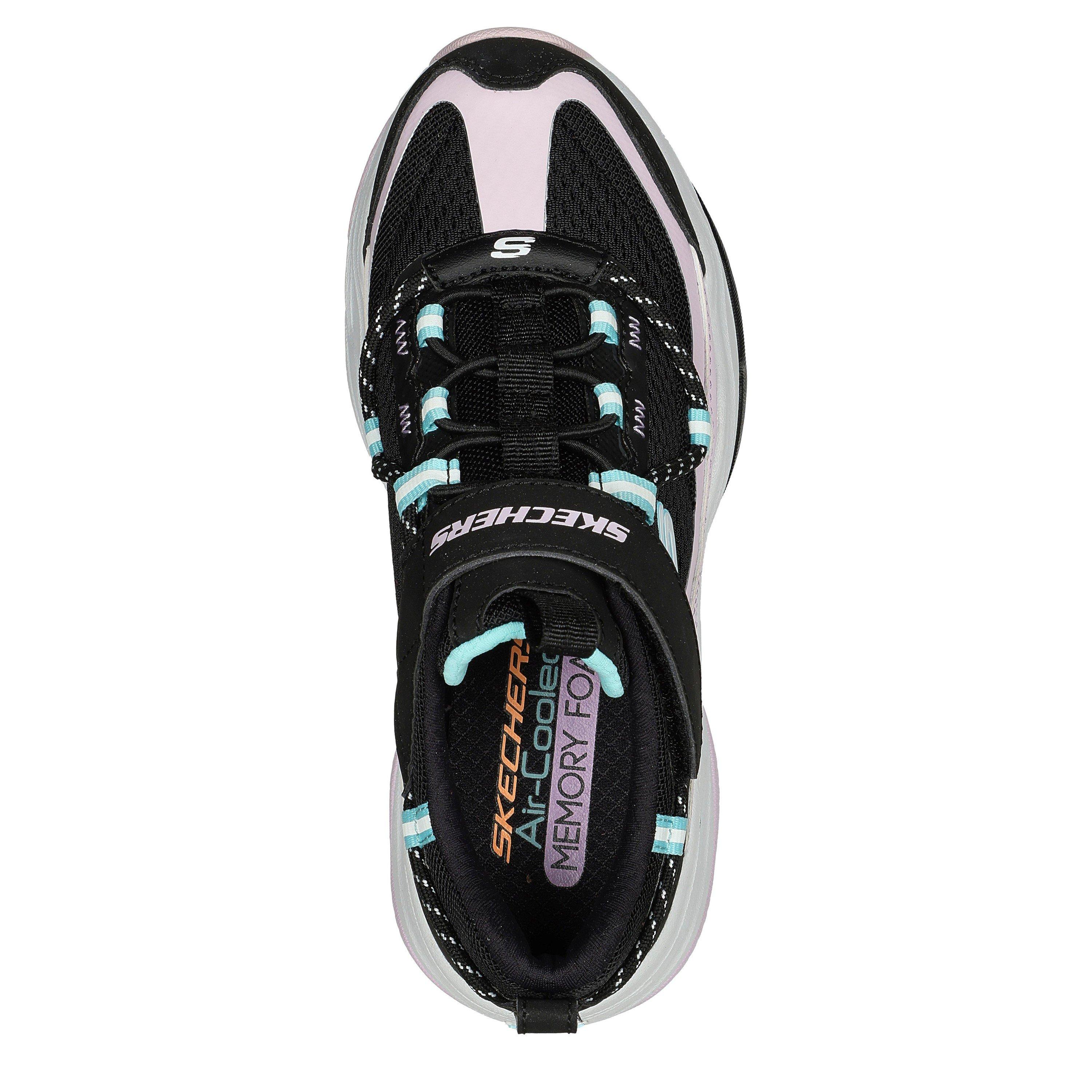 Black/Lavender - Skechers - Unisex Kids' DLites4 Classic Low-Top Trainers - 4