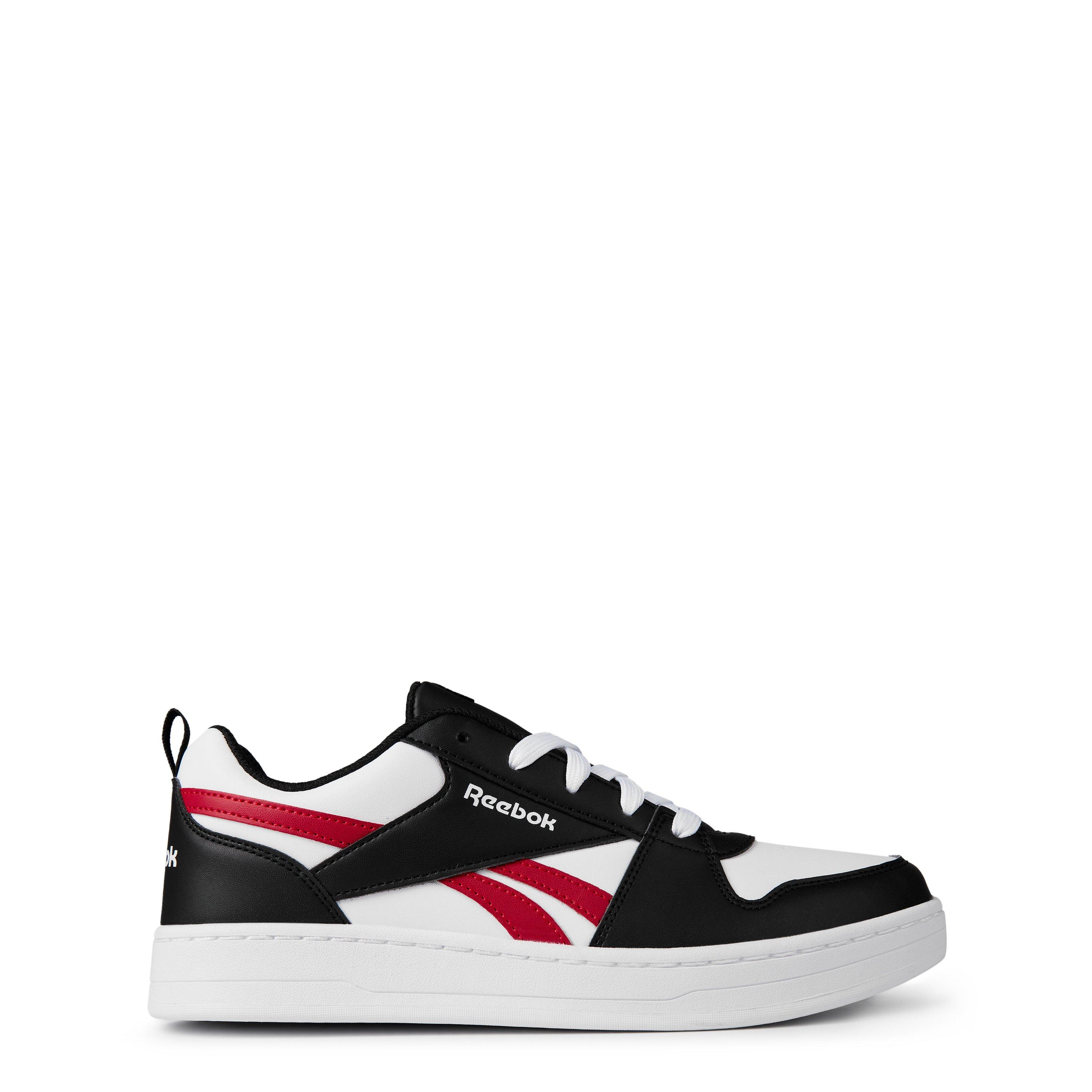 Reebok Boys Kids' Classic Low-Top Trainers - Black/Red - 5.5 (38)