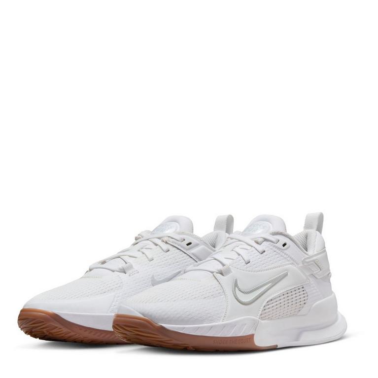 Blanc/Platine - Nike - nike wmns air huarache run premium txt sneaker - 3