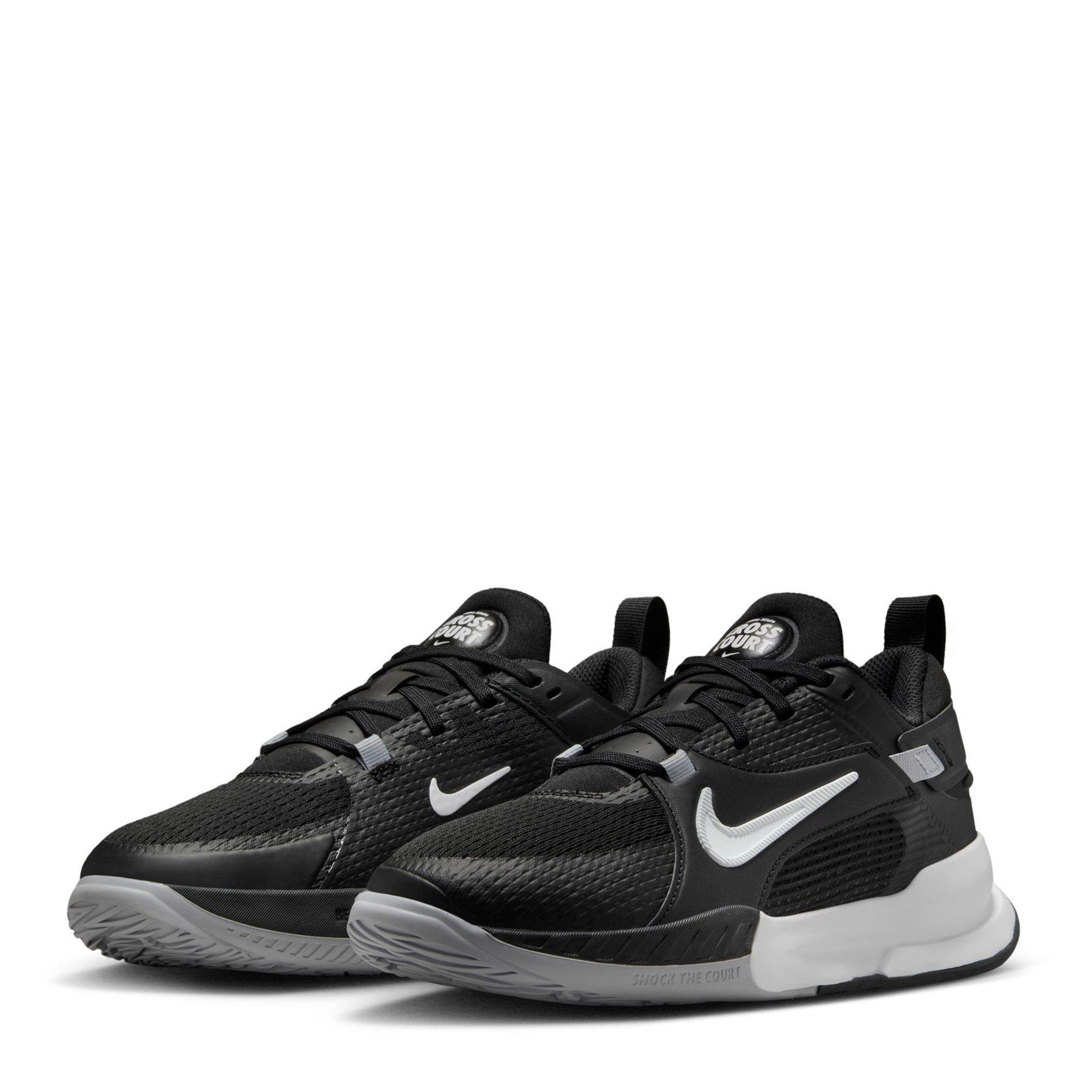 Zwart/Wit - Nike - Crosscourt Big Kids' Shoes - 3