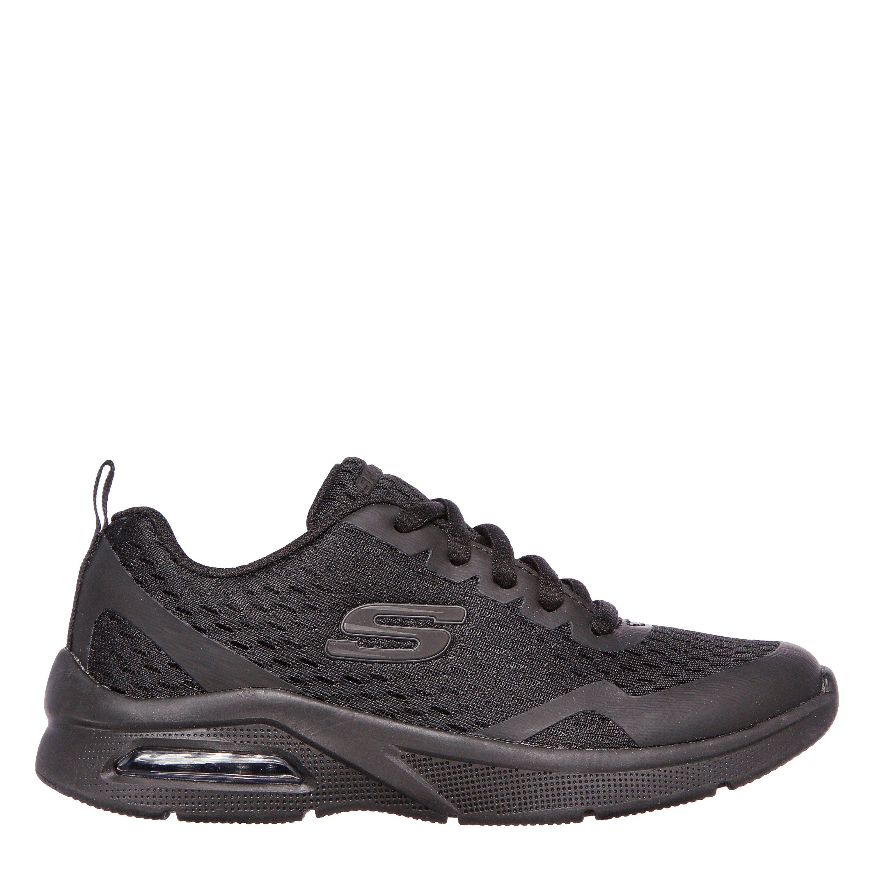 Skechers Boys Microspec Max Junior Trainers - Triple Black - 6 (39)