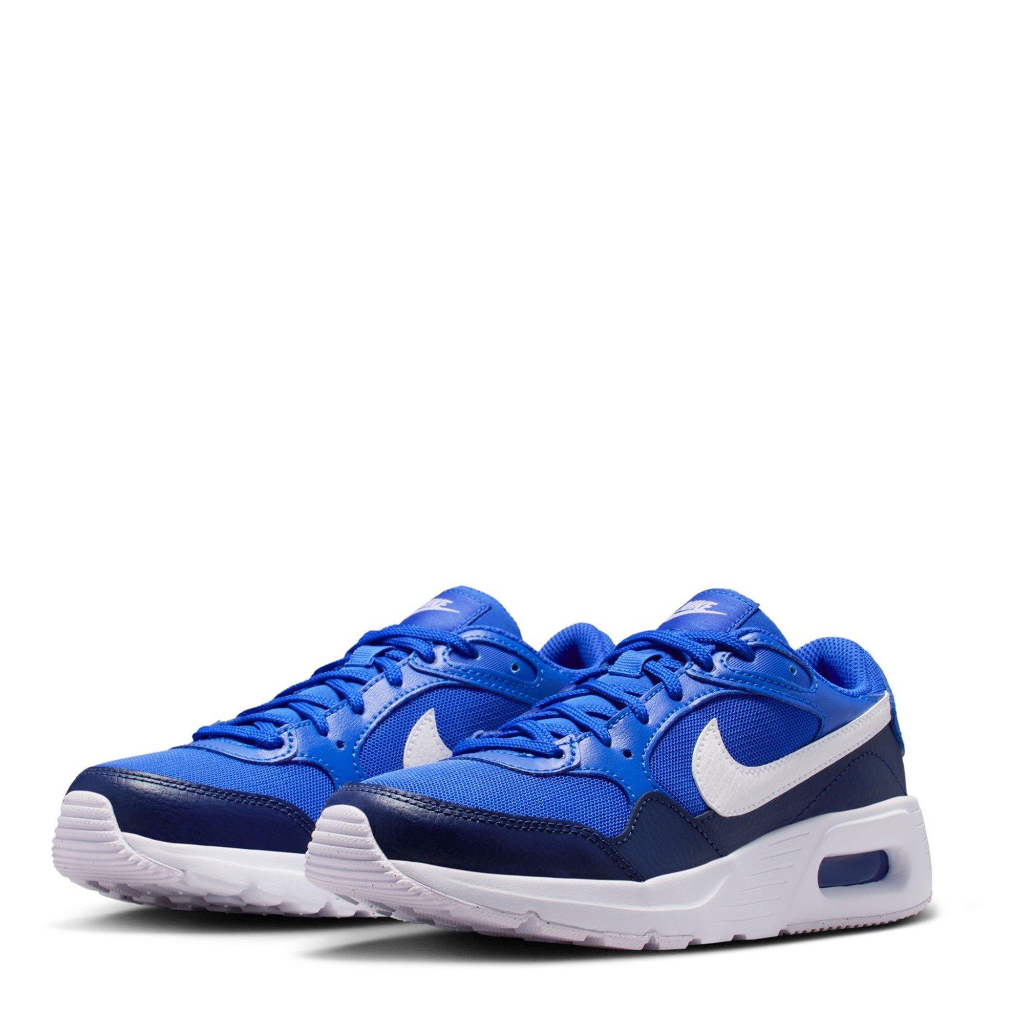 Hyp Ryl/Wht-Nav - Nike - Air Max SC Big Kids Shoes - 3