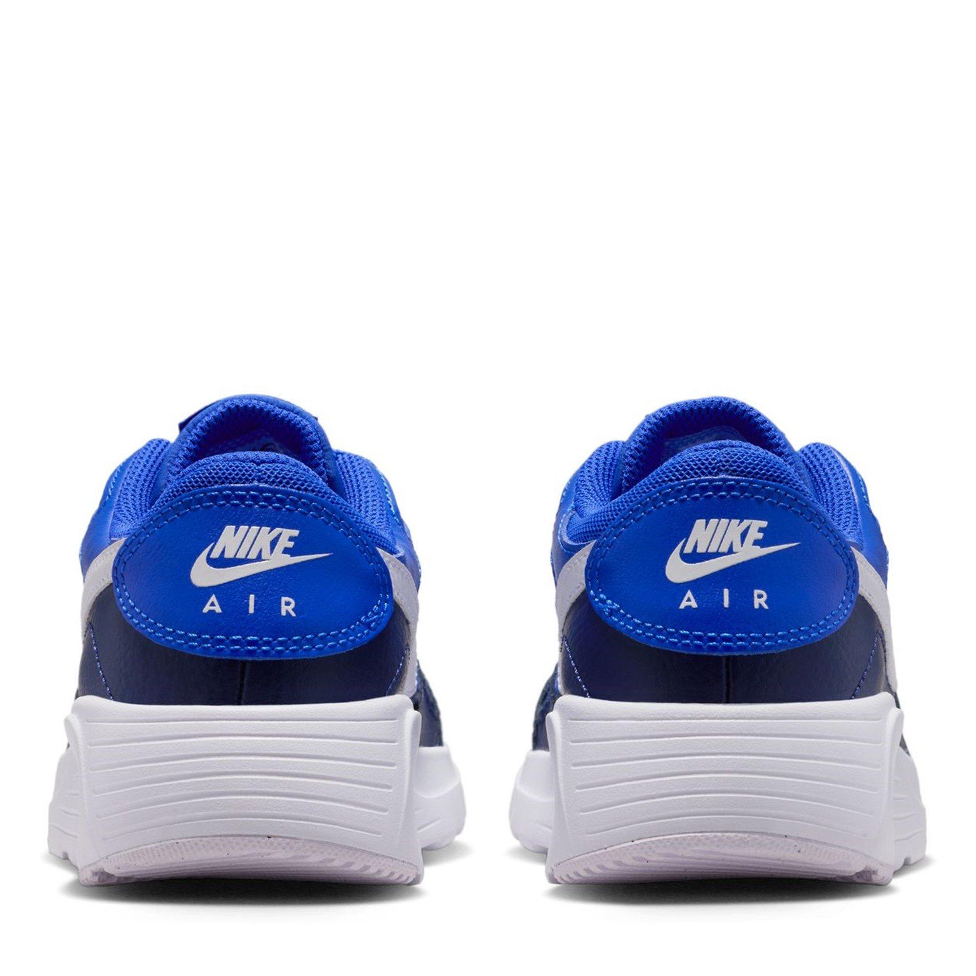Hyp Ryl/Wht-Nav - Nike - Air Max SC Big Kids Shoes - 4
