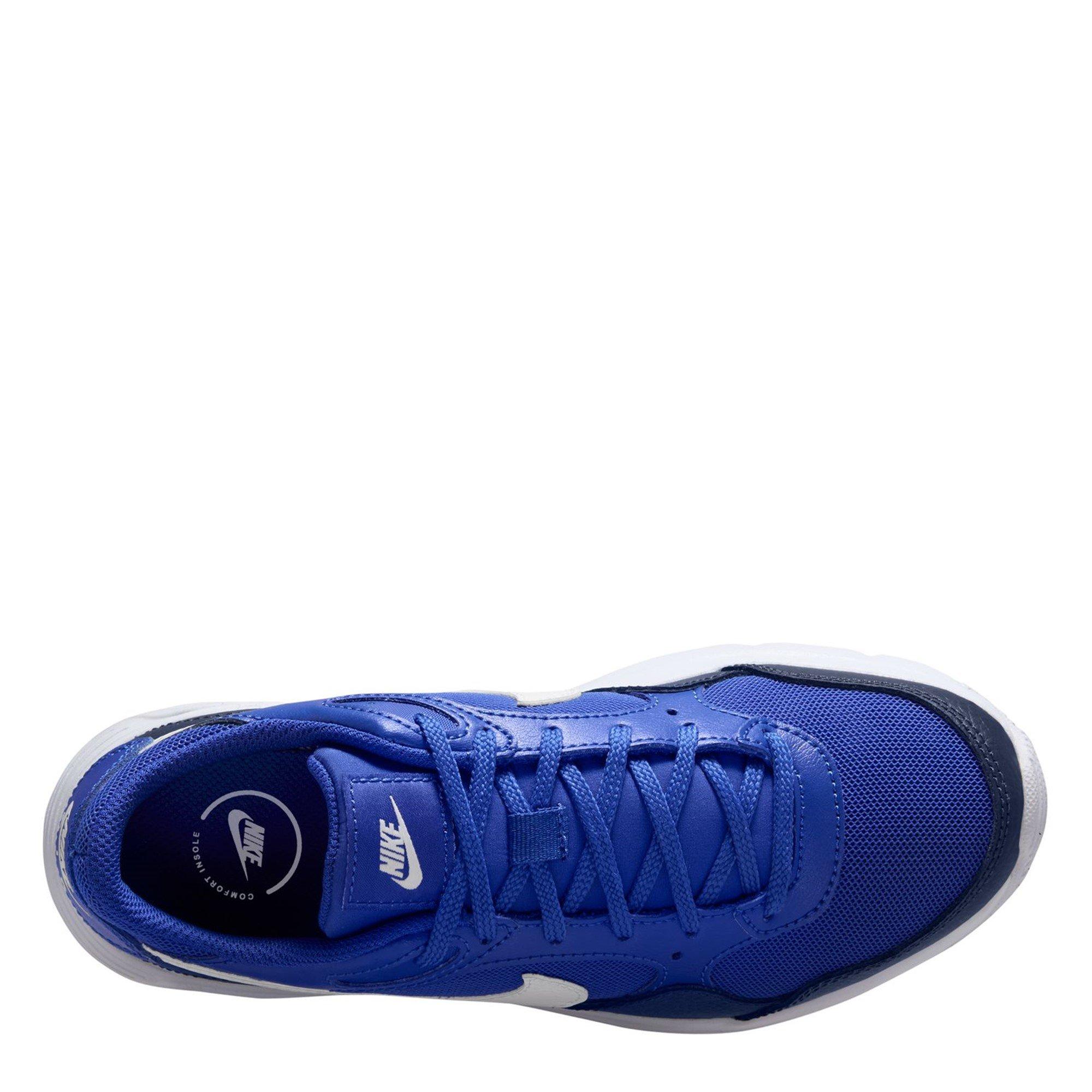 Hyp Ryl/Wht-Nav - Nike - Air Max SC Big Kids Shoes - 9