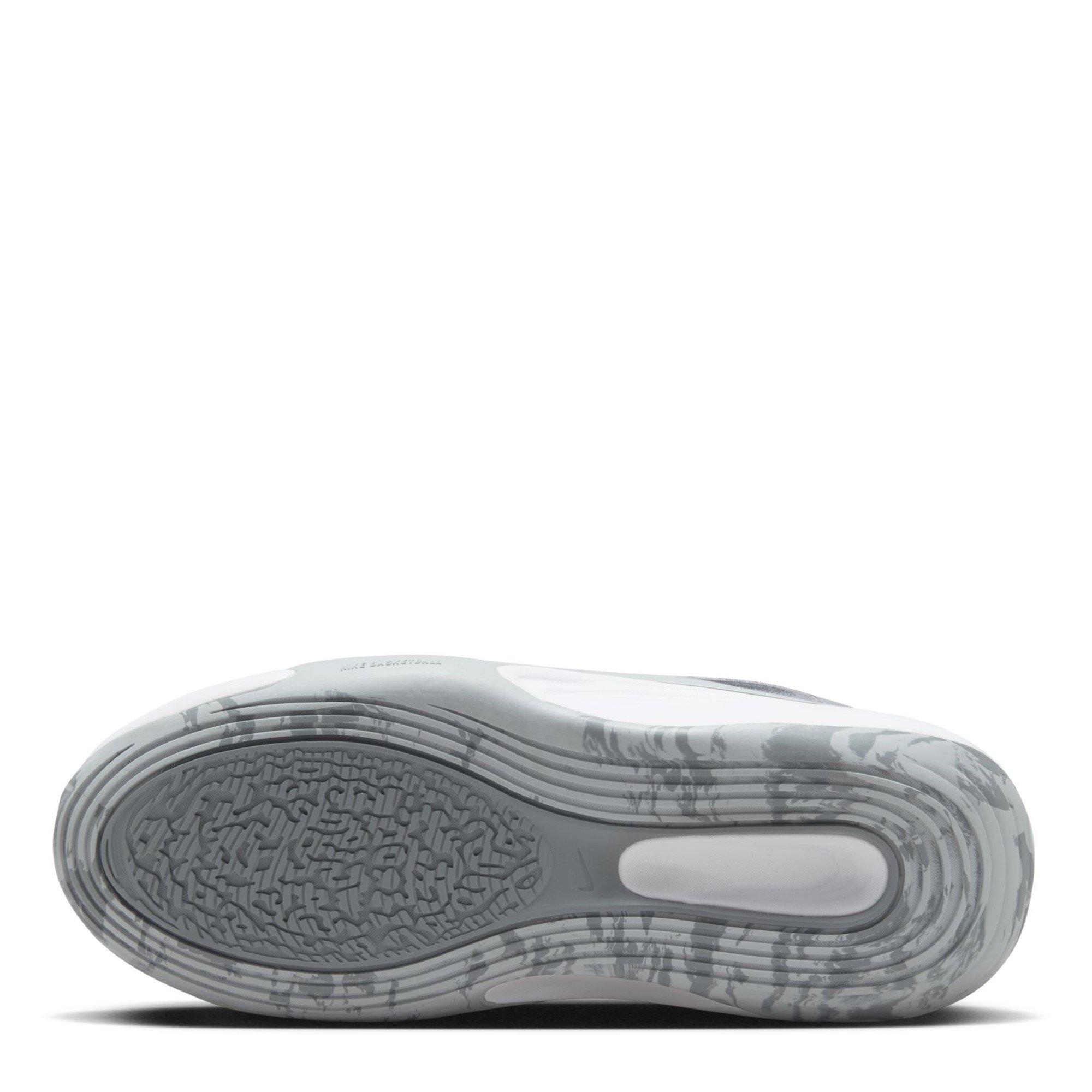 Wht/Gold-Grey - Nike - IsoFly Juniors Basketball Shoes - 3