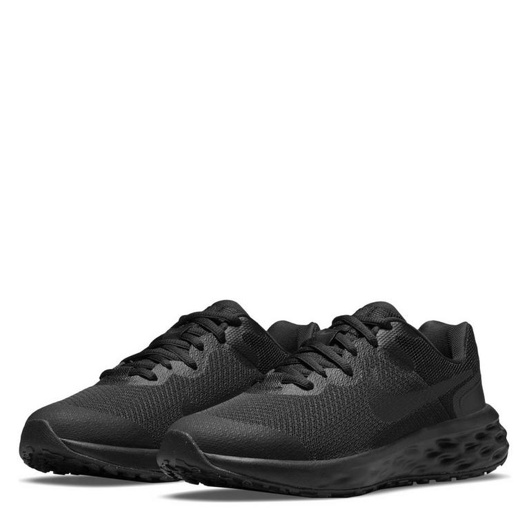 Triple Noir - Nike - Revolution 6 Junior Running Shoes - 3