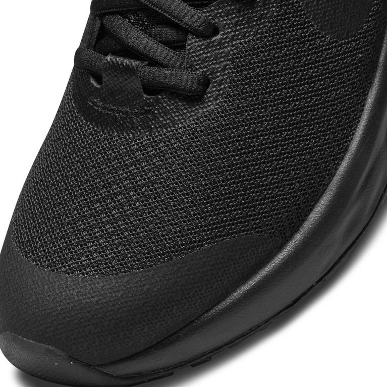 Triple Noir - Nike - Revolution 6 Junior Running Shoes - 7