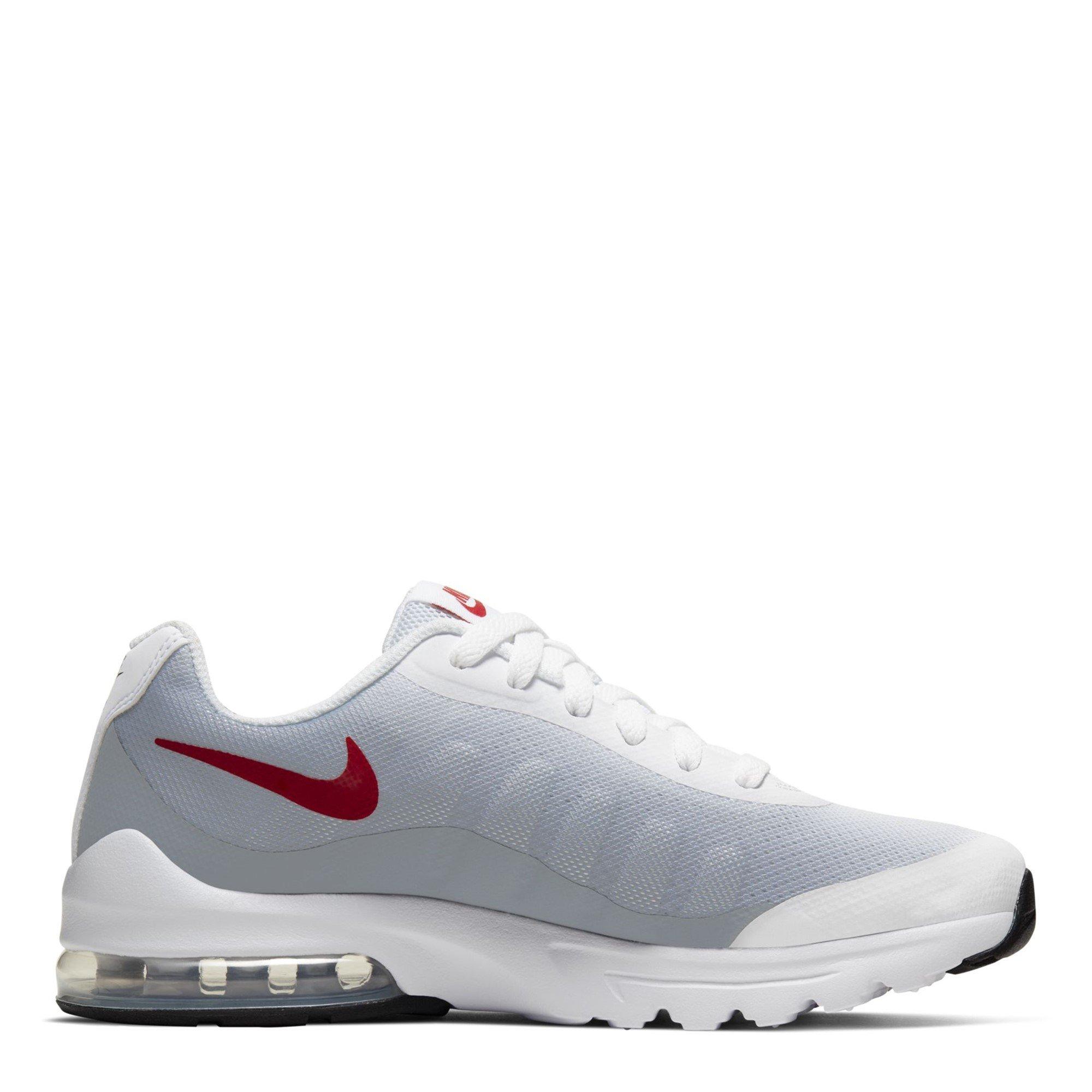 Nike Men's White/Red Air Max Invigor Print Big Kids Shoe - 5 (38)