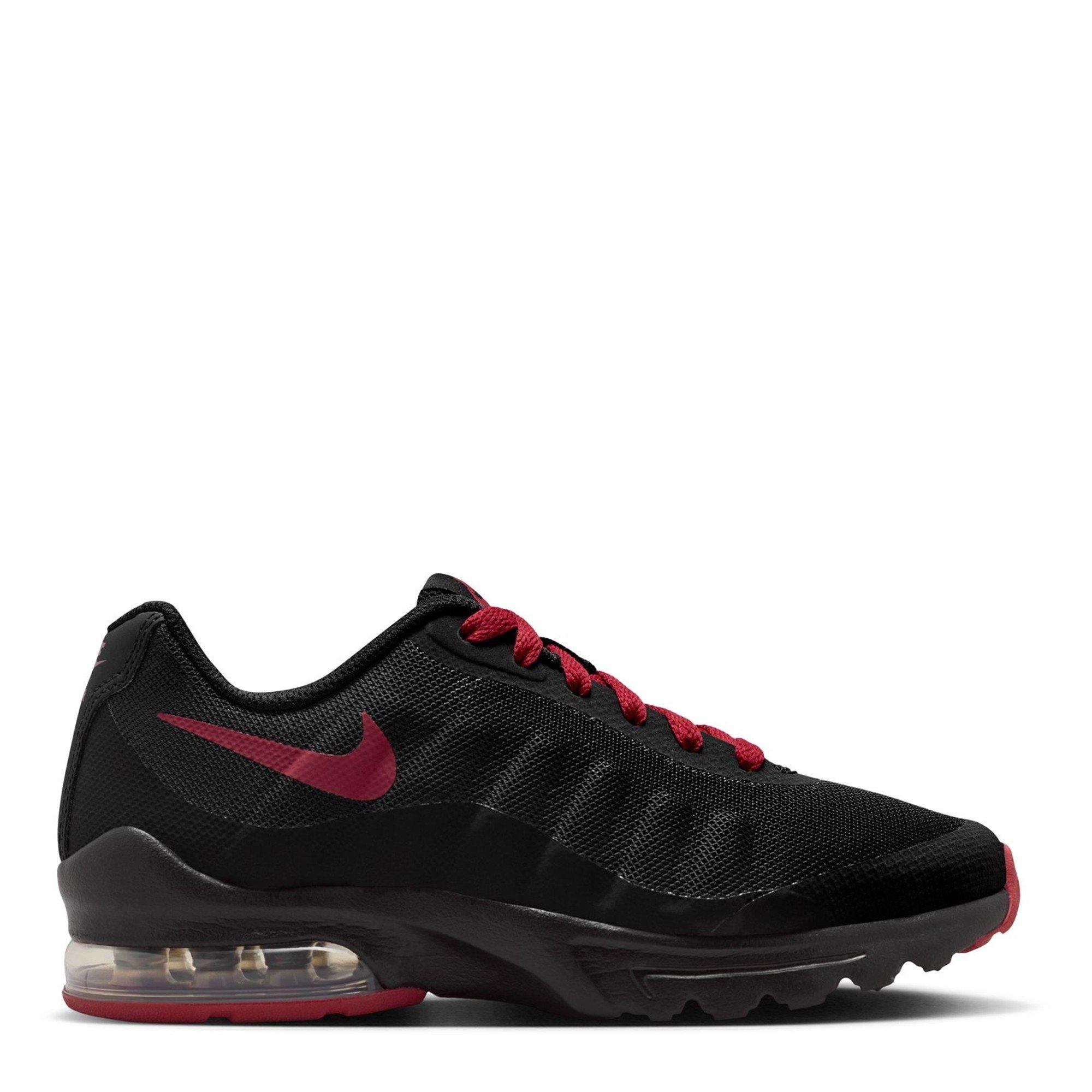 Nike Men's Black/Red Air Max Invigor Print Big Kids Shoe - 5 (38)