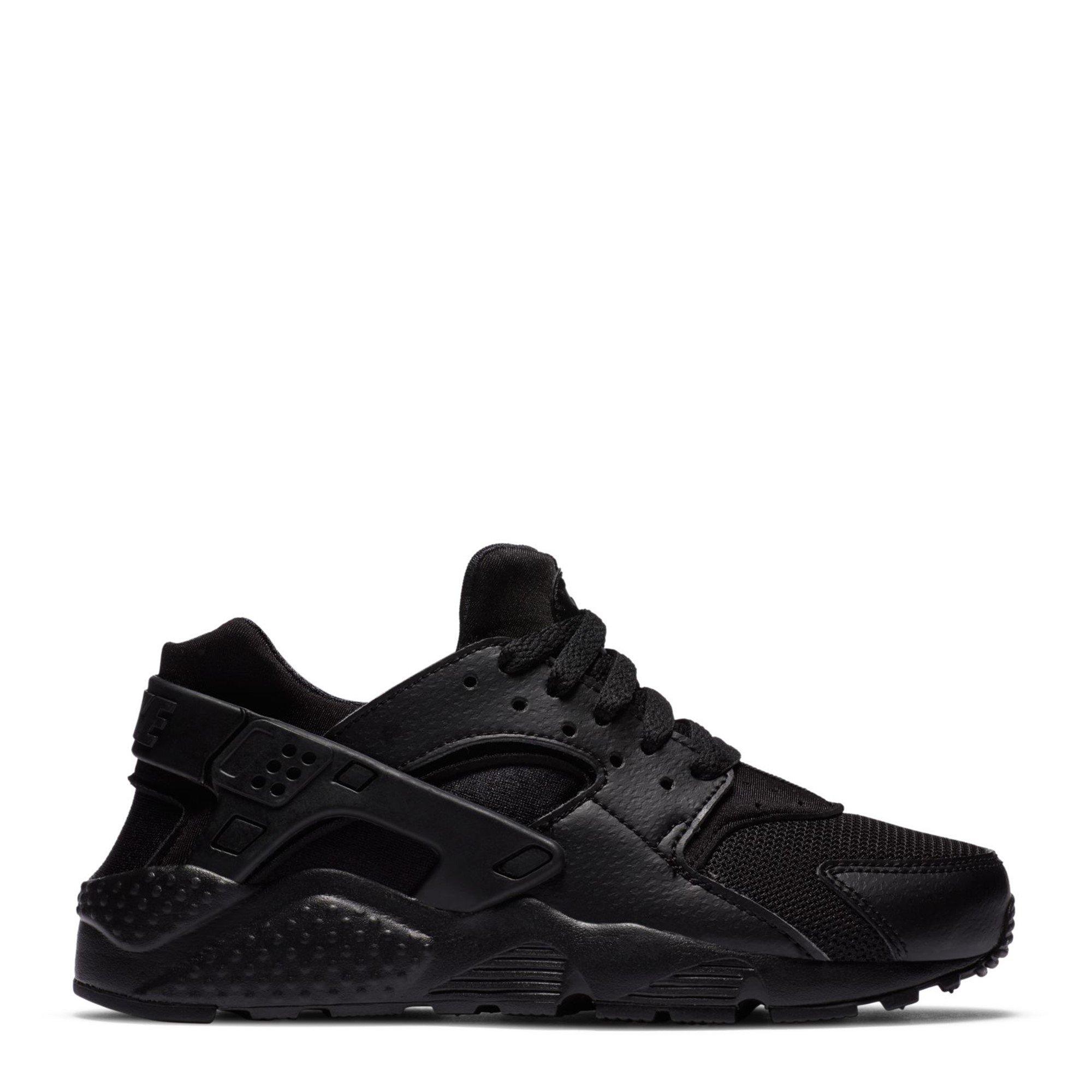 Black - Nike - Huarache Run Big Kids' Shoes - 1