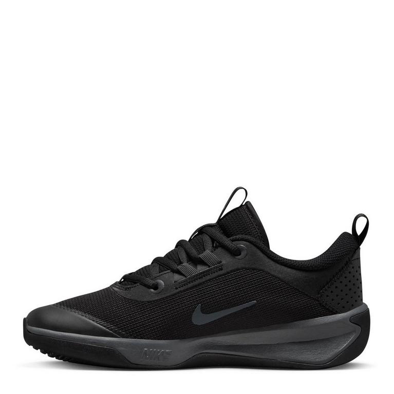 Noir/Gris - Nike - Omni Multi-Court Big Kids' Indoor Court Shoes - 2