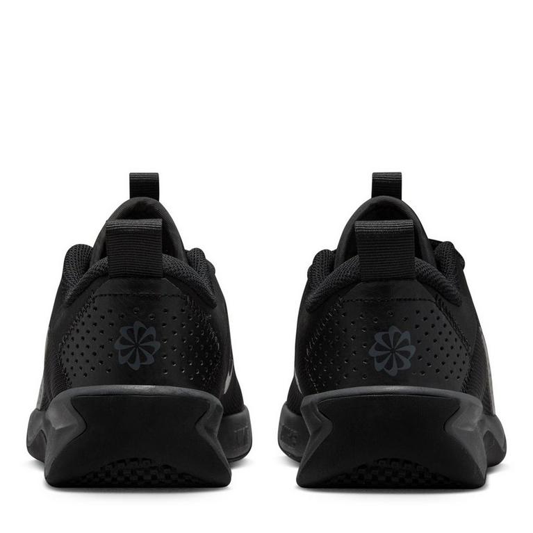 Noir/Gris - Nike - Omni Multi-Court Big Kids' Indoor Court Shoes - 4