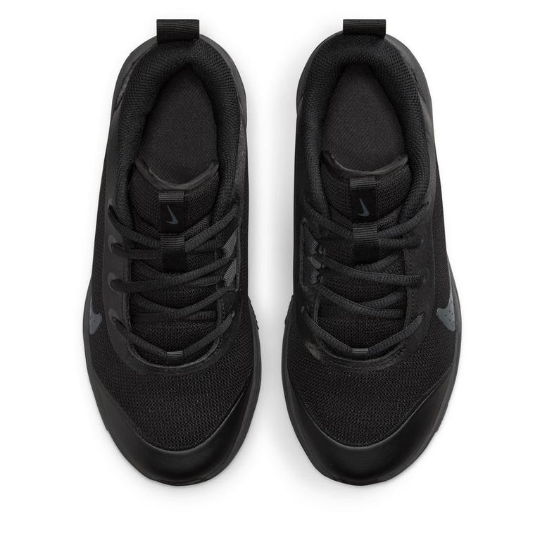 Noir/Gris - Nike - Omni Multi-Court Big Kids' Indoor Court Shoes - 5