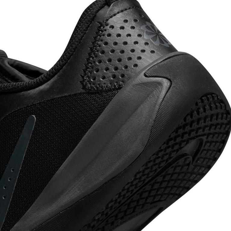 Noir/Gris - Nike - Omni Multi-Court Big Kids' Indoor Court Shoes - 8