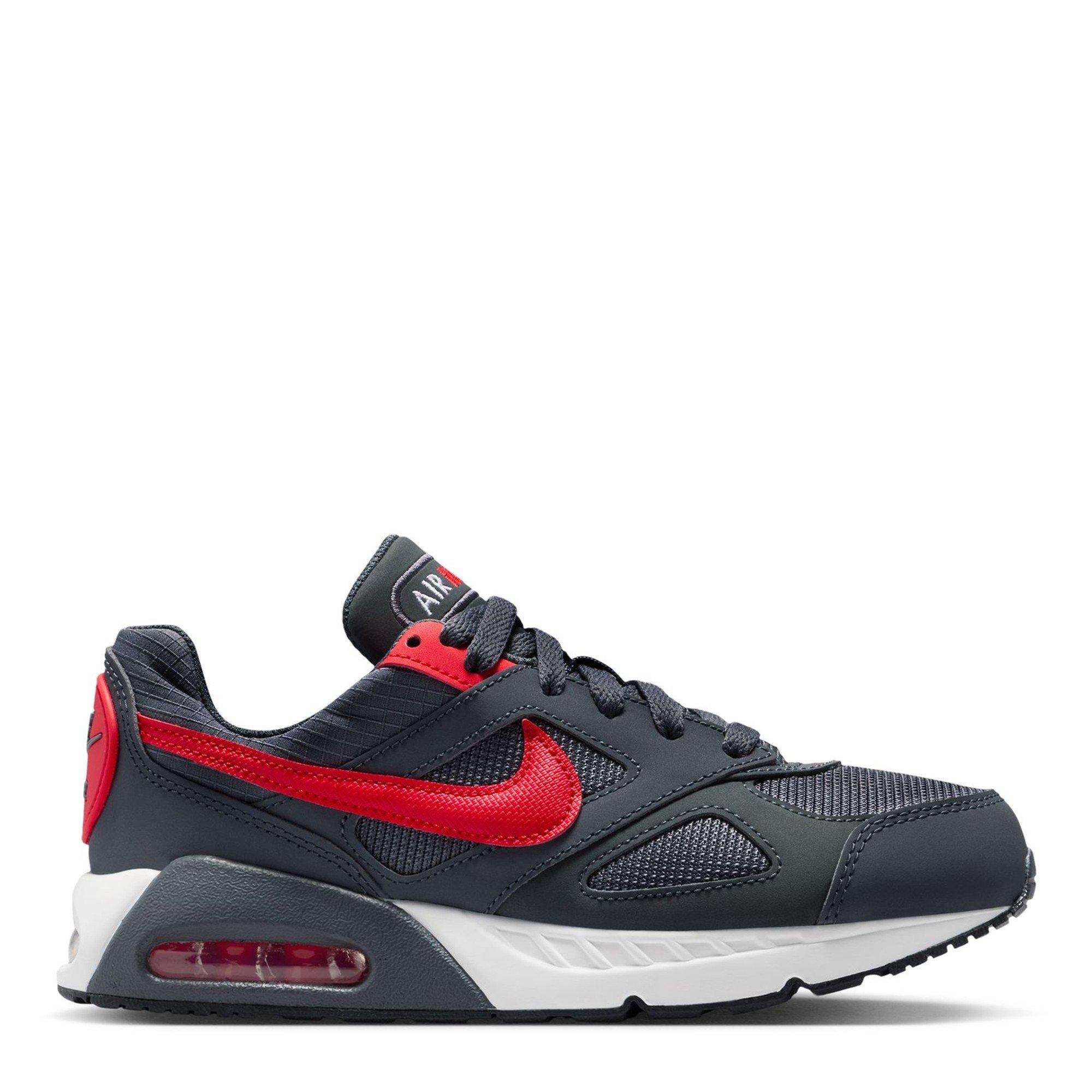 Nike Boys Air Max Ivo Junior Shoes - Dark Grey/Red - 3 (35.5)