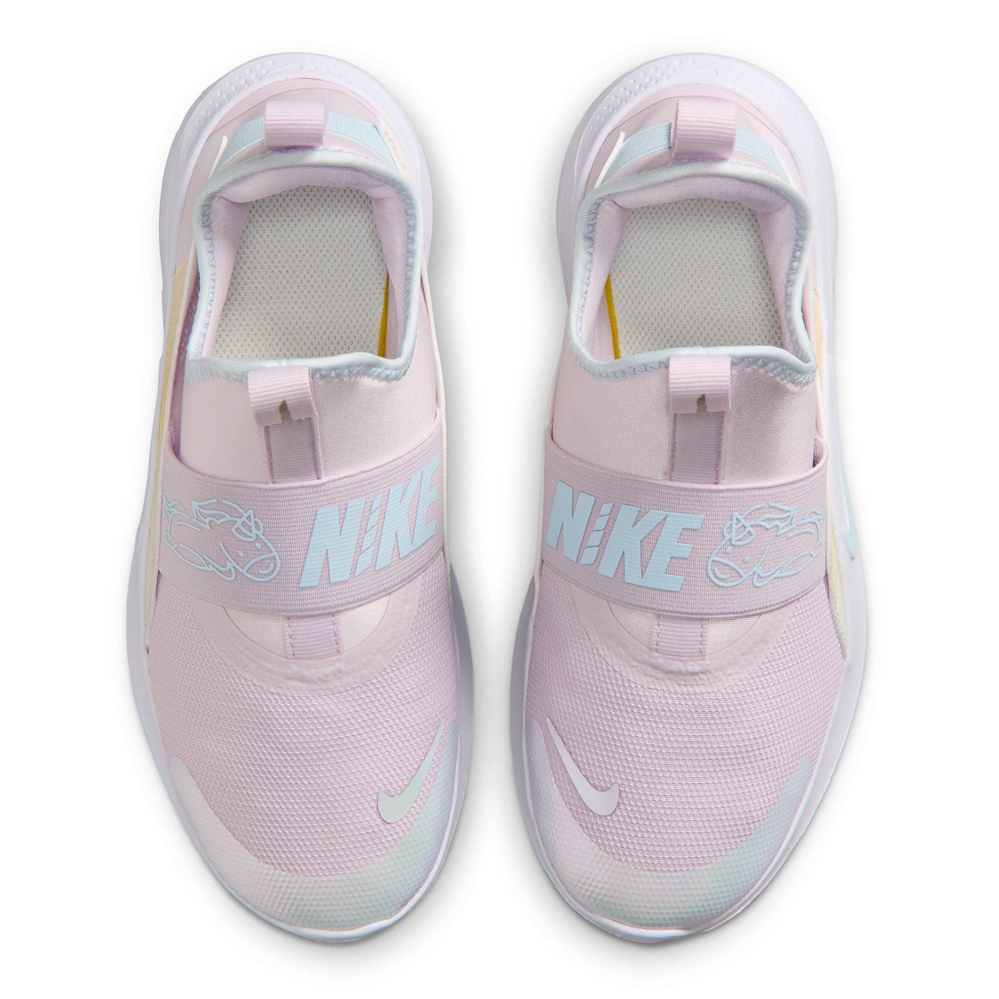 Lilac/Blue-Wht - Nike - Flex Runner 4 Junior Shoes - 4