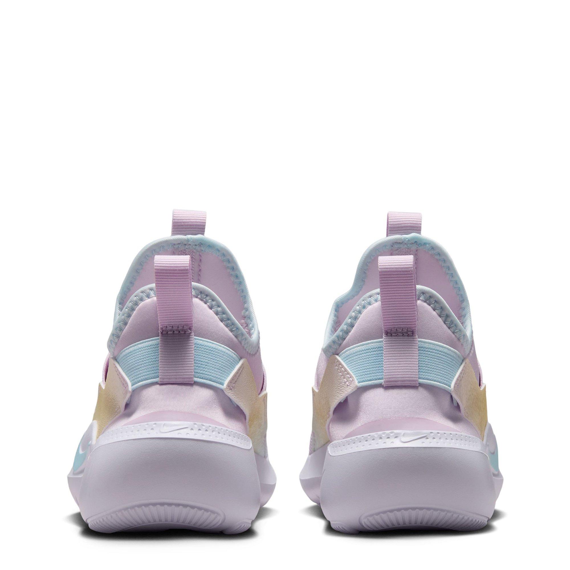 Lilac/Blue-Wht - Nike - Flex Runner 4 Junior Shoes - 6