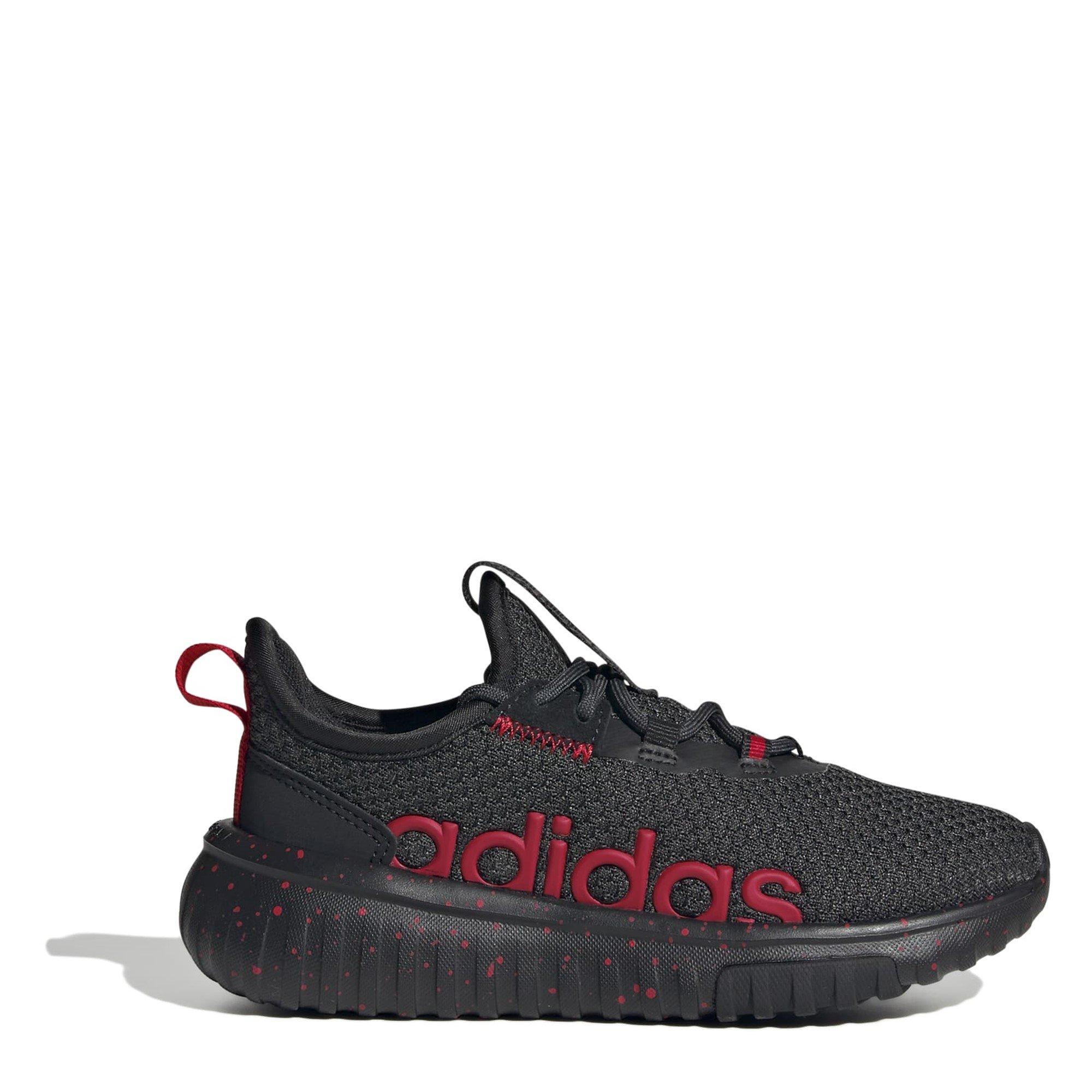Adidas Boys Kaptir 4.0 Shoes Juniors - Black/Red - 5 (38)
