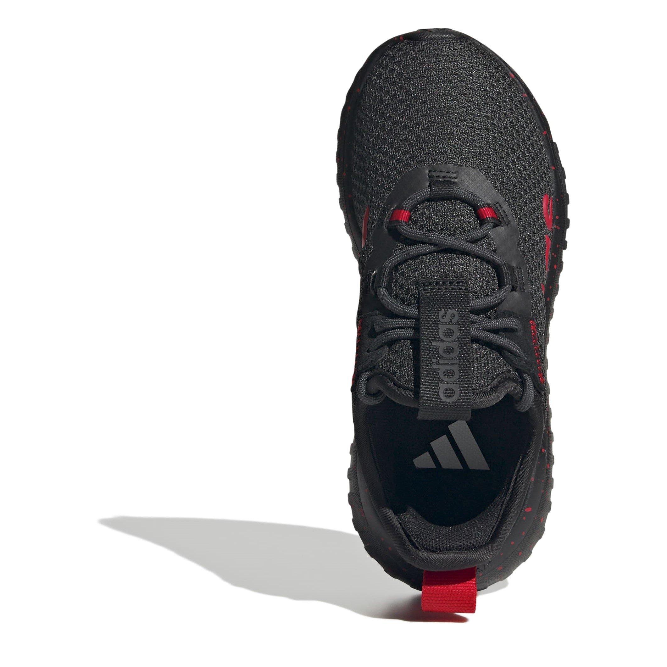 Black/Red - adidas - Kaptir 4.0 Shoes Juniors - 5