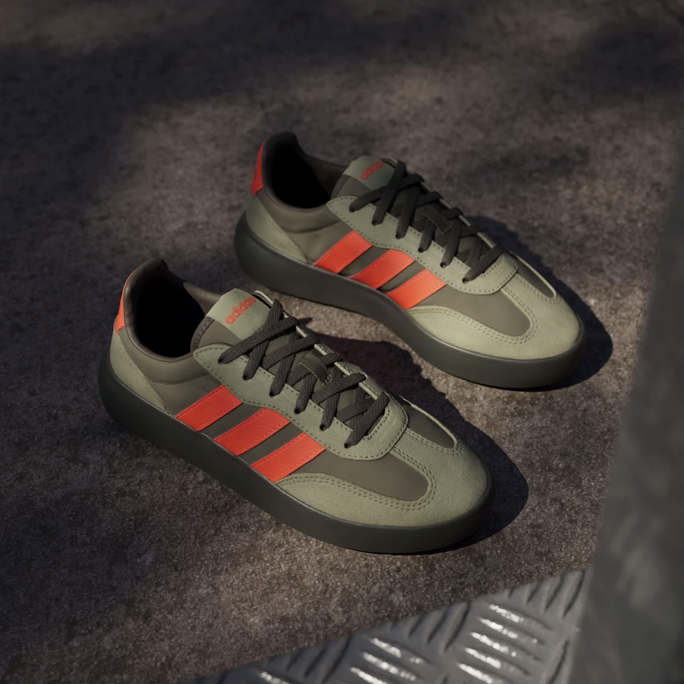 Olive/Orange - adidas - Barreda Decode Shoes Juniors - 12