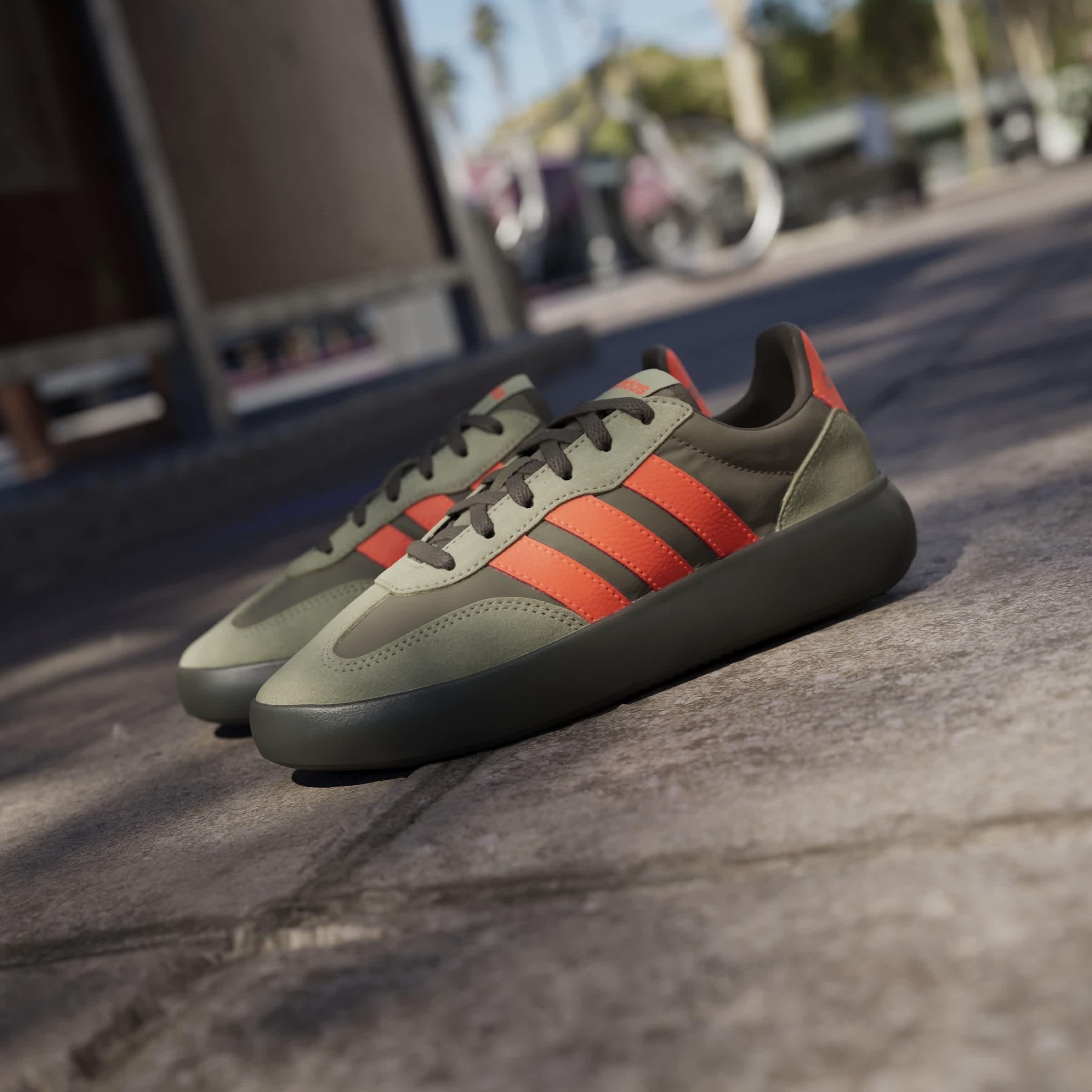 Olive/Orange - adidas - Barreda Decode Shoes Juniors - 15