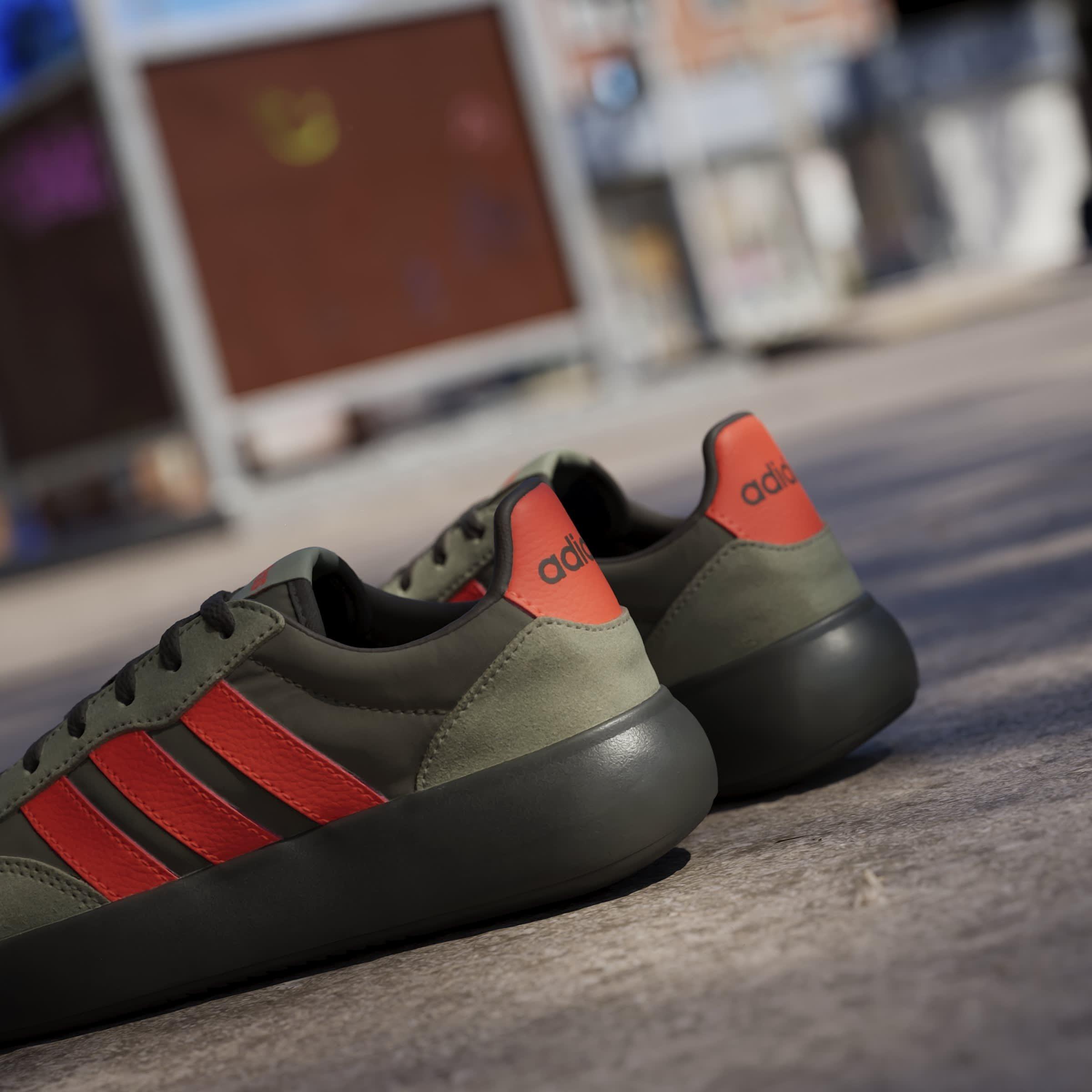 Olive/Orange - adidas - Barreda Decode Shoes Juniors - 16