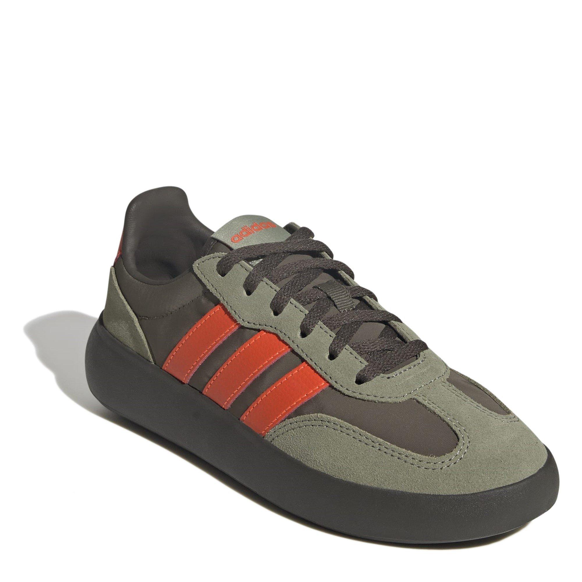 Olive/Orange - adidas - Barreda Decode Shoes Juniors - 3