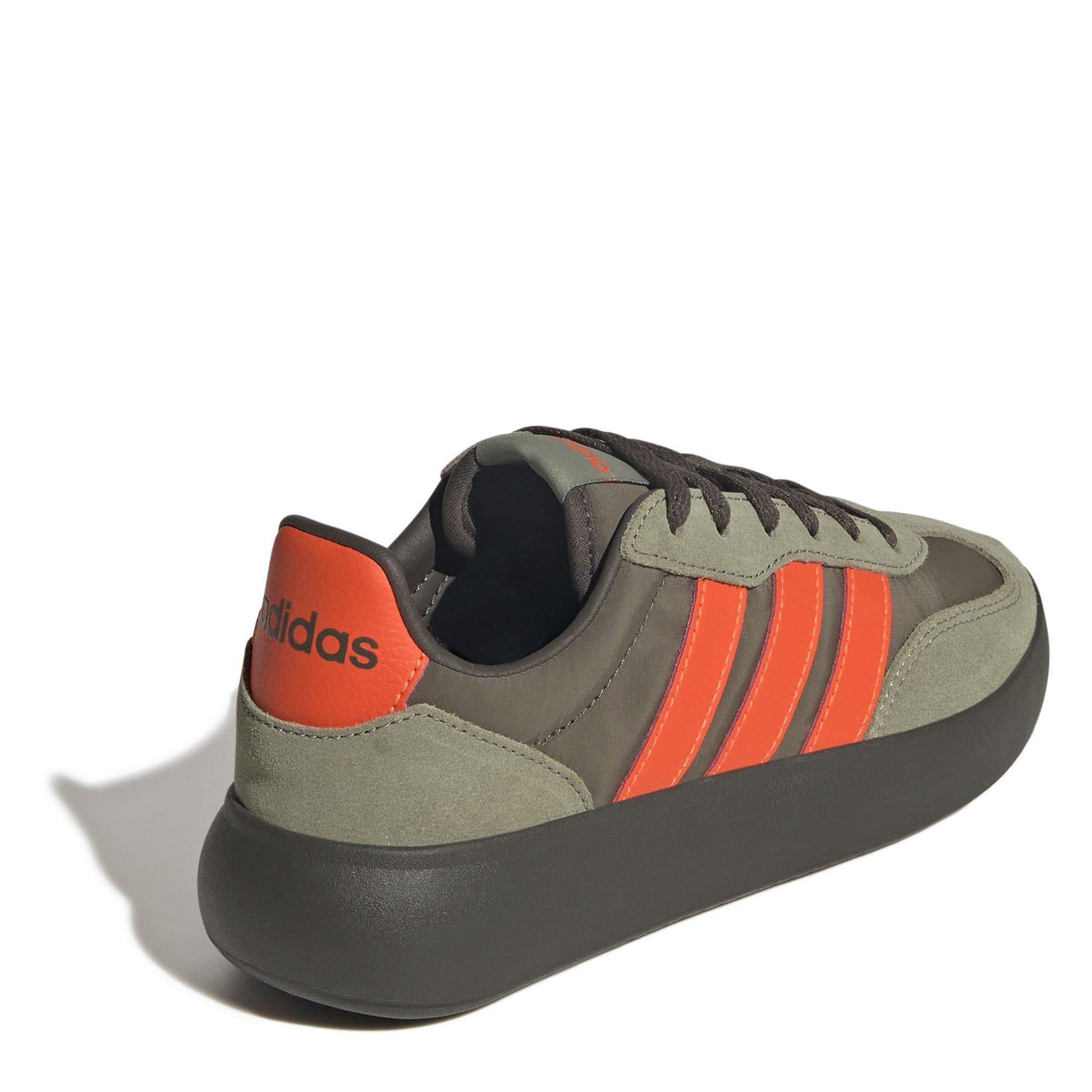 Olive/Orange - adidas - Barreda Decode Shoes Juniors - 4