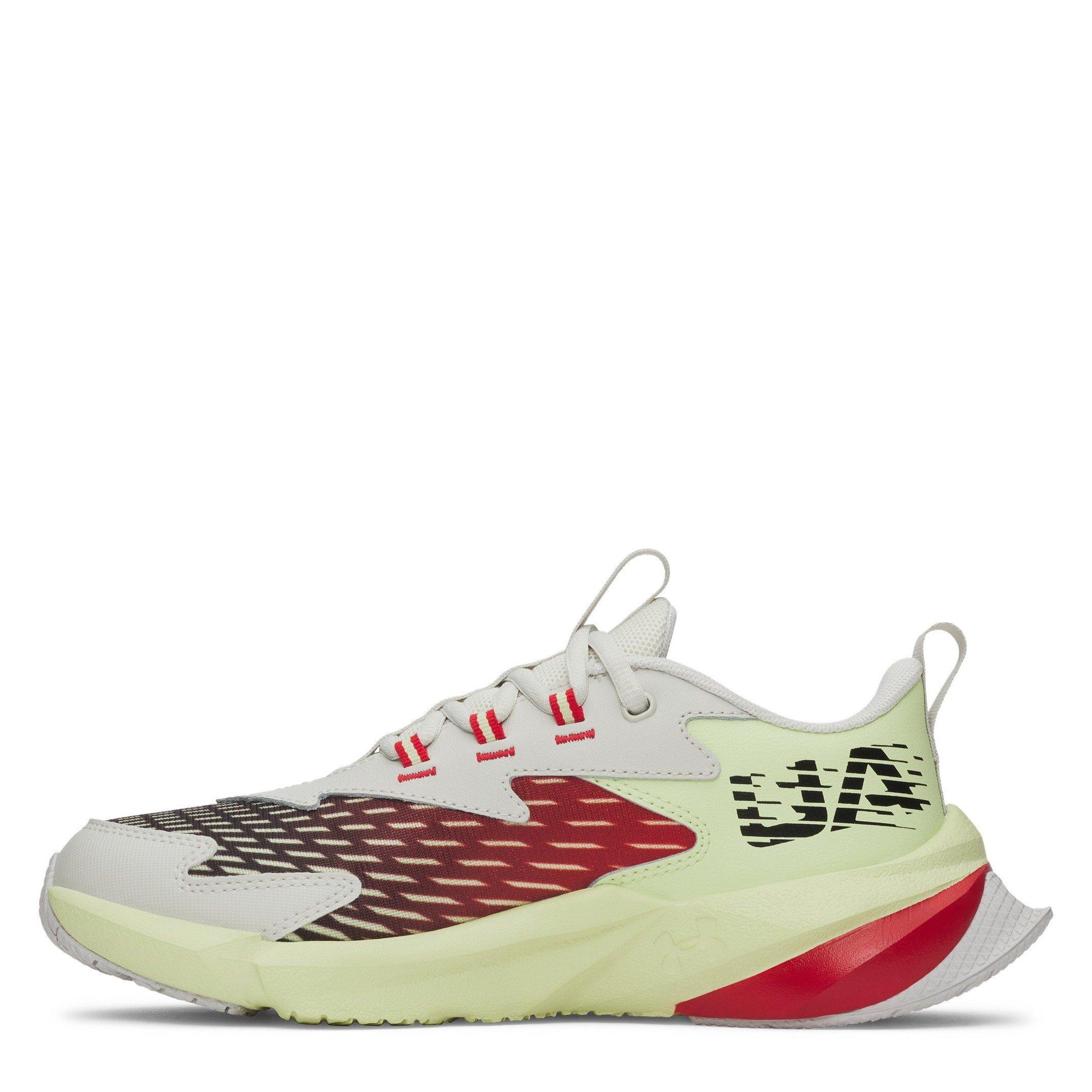 Gray/Blue/Green - Under Armour - Kids' Scramjet Runner - 2