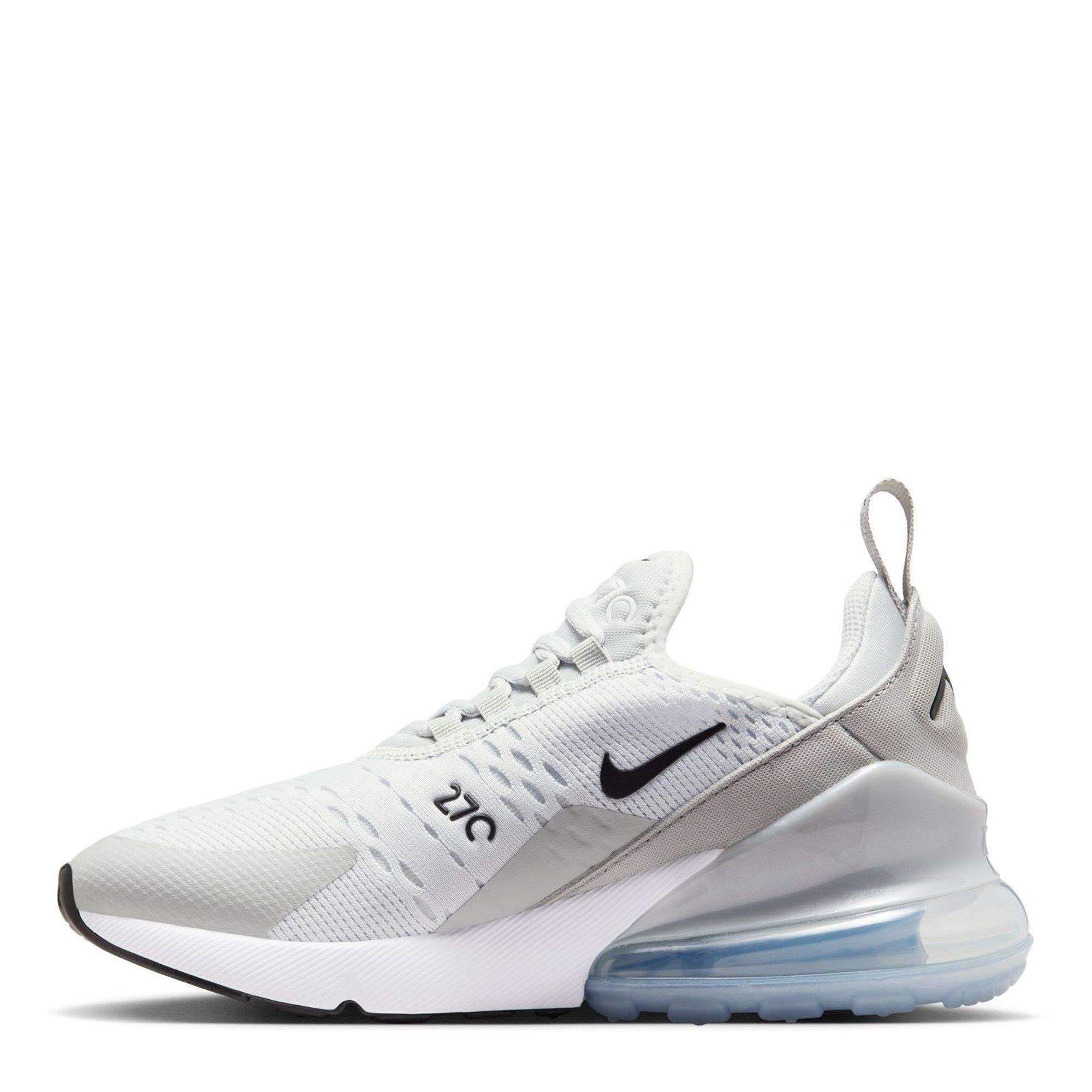 white nike air max 270 react junior