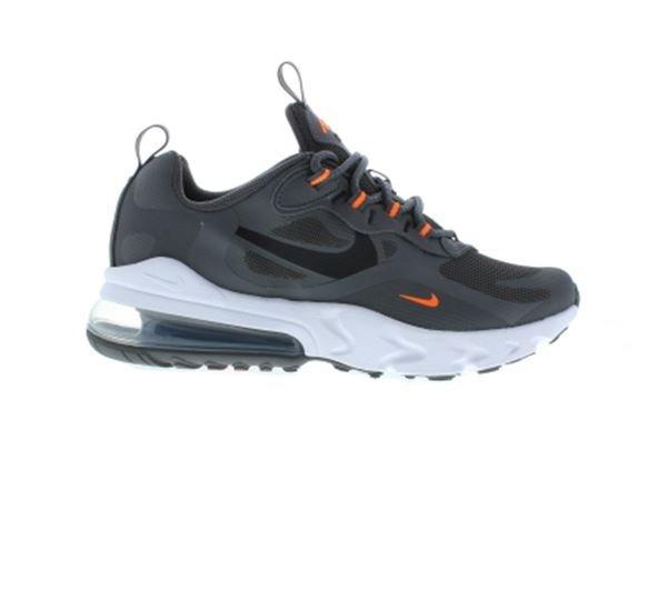 Nike air max 270 react grey and orange best sale